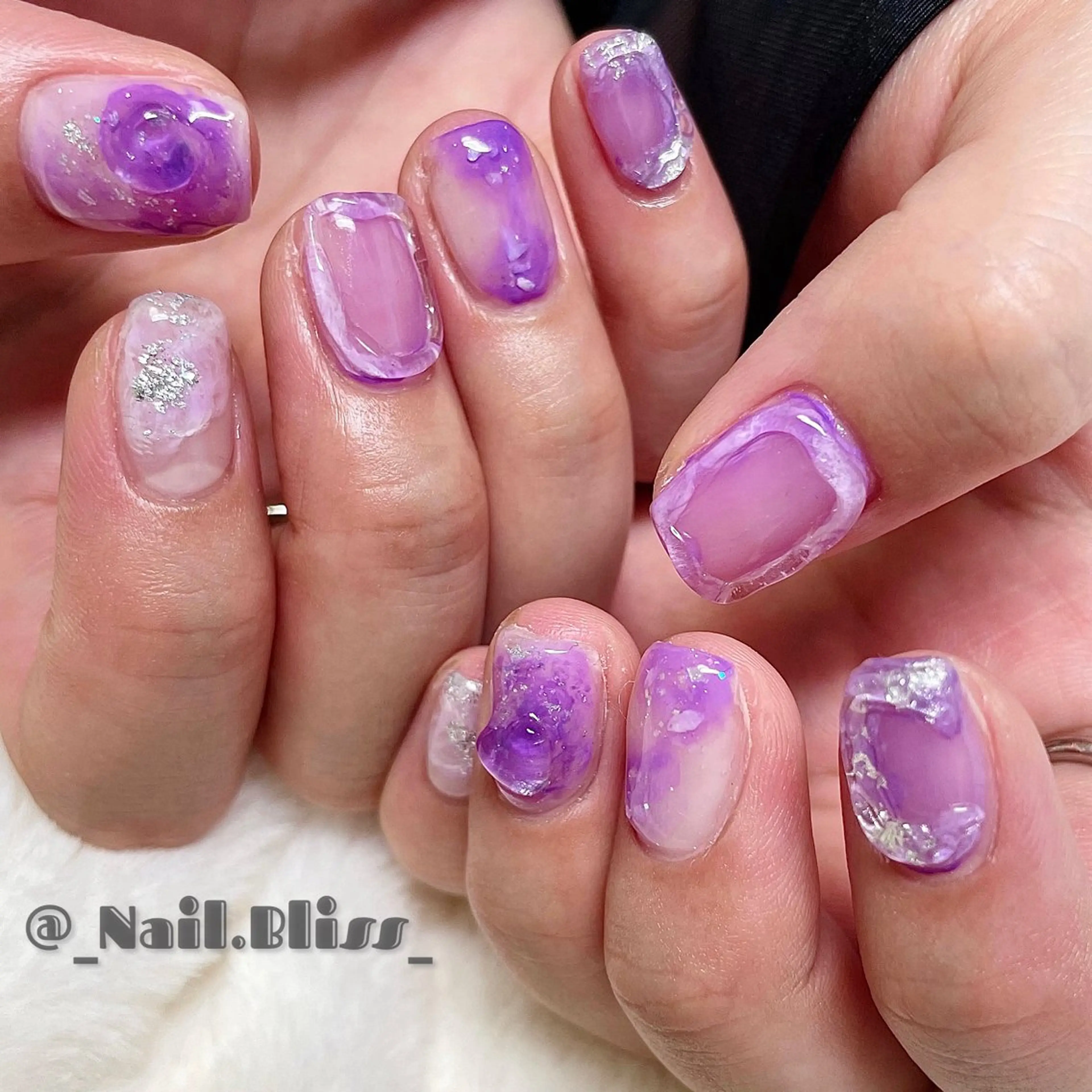 ネイル 持ち込み ぷっくりネイル ハンドネイル NAIL BLISSのネイルデザイン