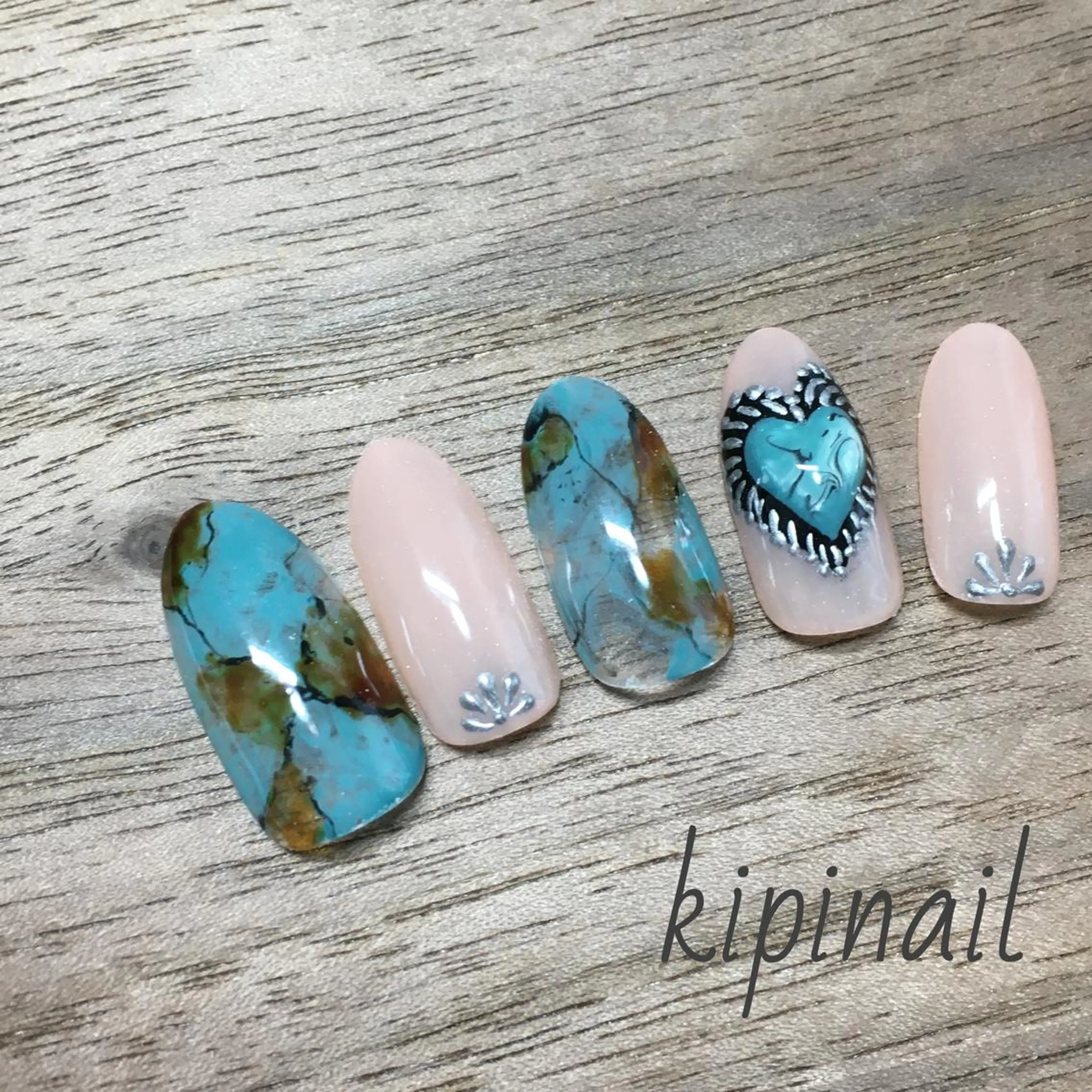 ネイル アートネイル ハンドネイル kipinail 川﨑えりかのネイルデザイン