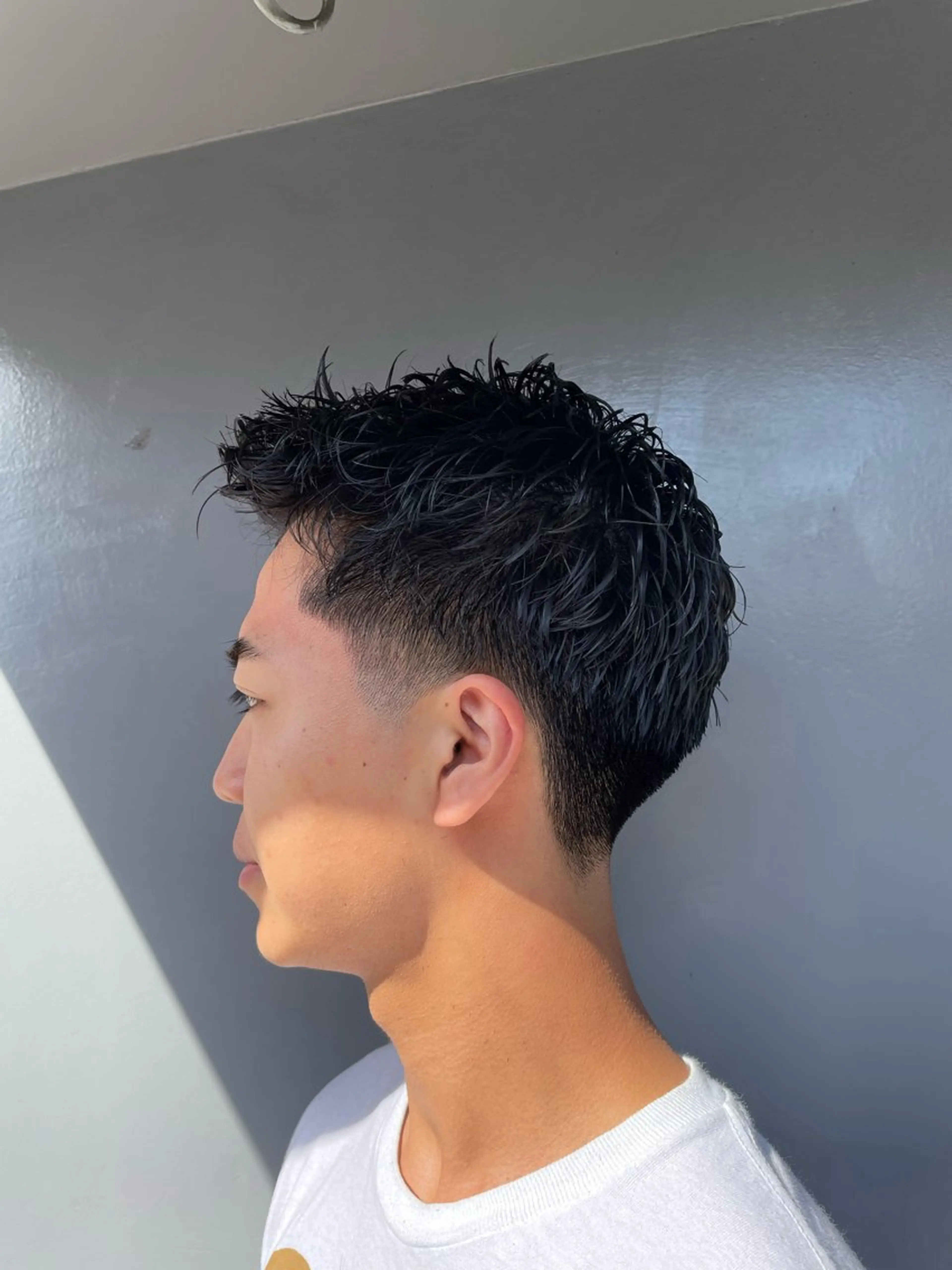 ショート メンズ フェードカット FADE&LINE登戸店所属・🔥メンズ専門 美容師🔥 柳澤陵心のヘアスタイル