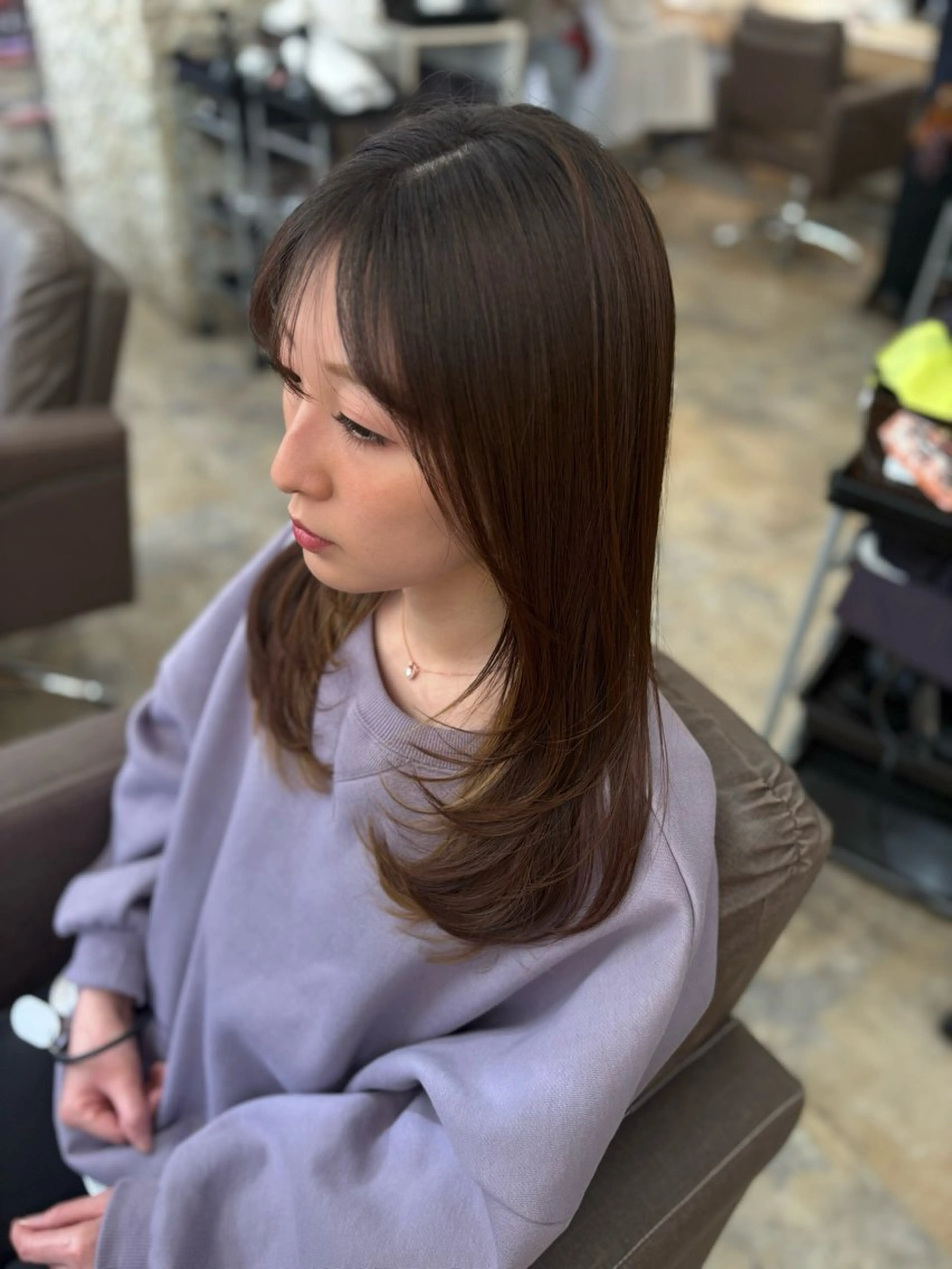 ロング レイヤーカット カット boymeetsgirl所属・宮田 龍斗のヘアスタイル