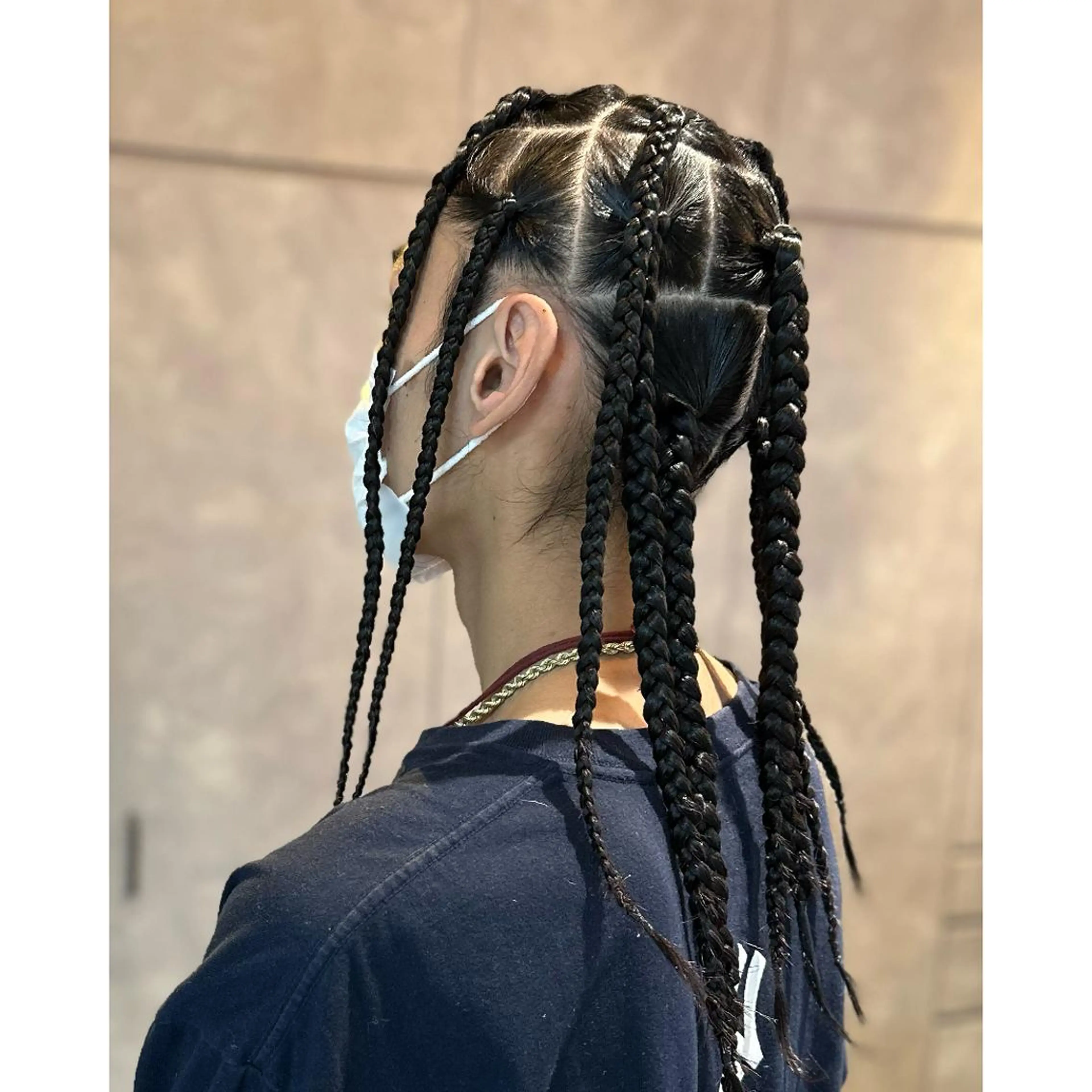 ロング カラー パーマ ヘアアレンジ キッズ 子どものヘアアレンジ BRAIDS💎愛子 大人ハイライト💎のヘアスタイル