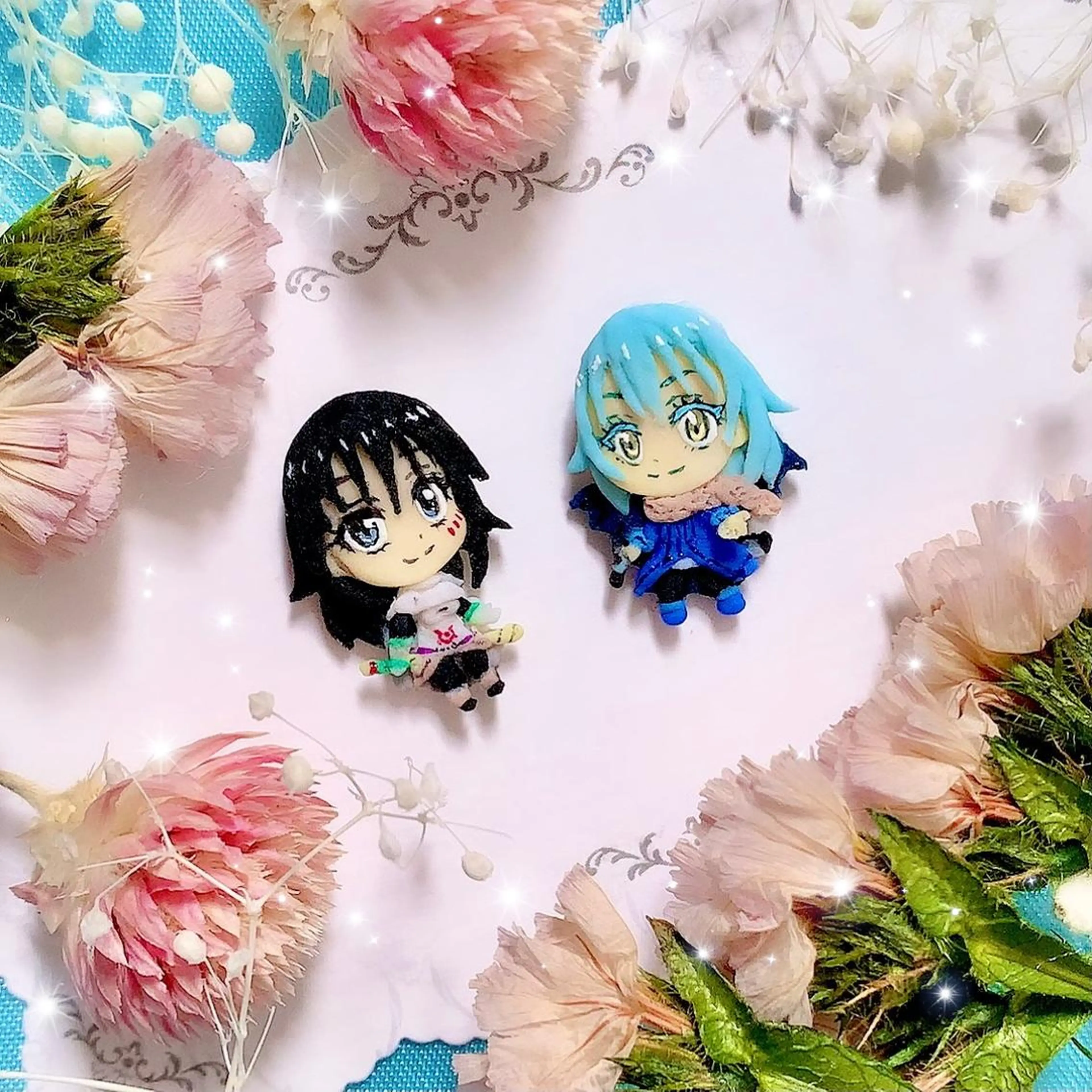 ネイル アートネイル キラキラネイル 韓国ネイル ラメ(グリッター) マグネットネイル シェアサロンLei.g(レイジー)所属・3Dアートネイル💗 都築レナのネイルデザイン