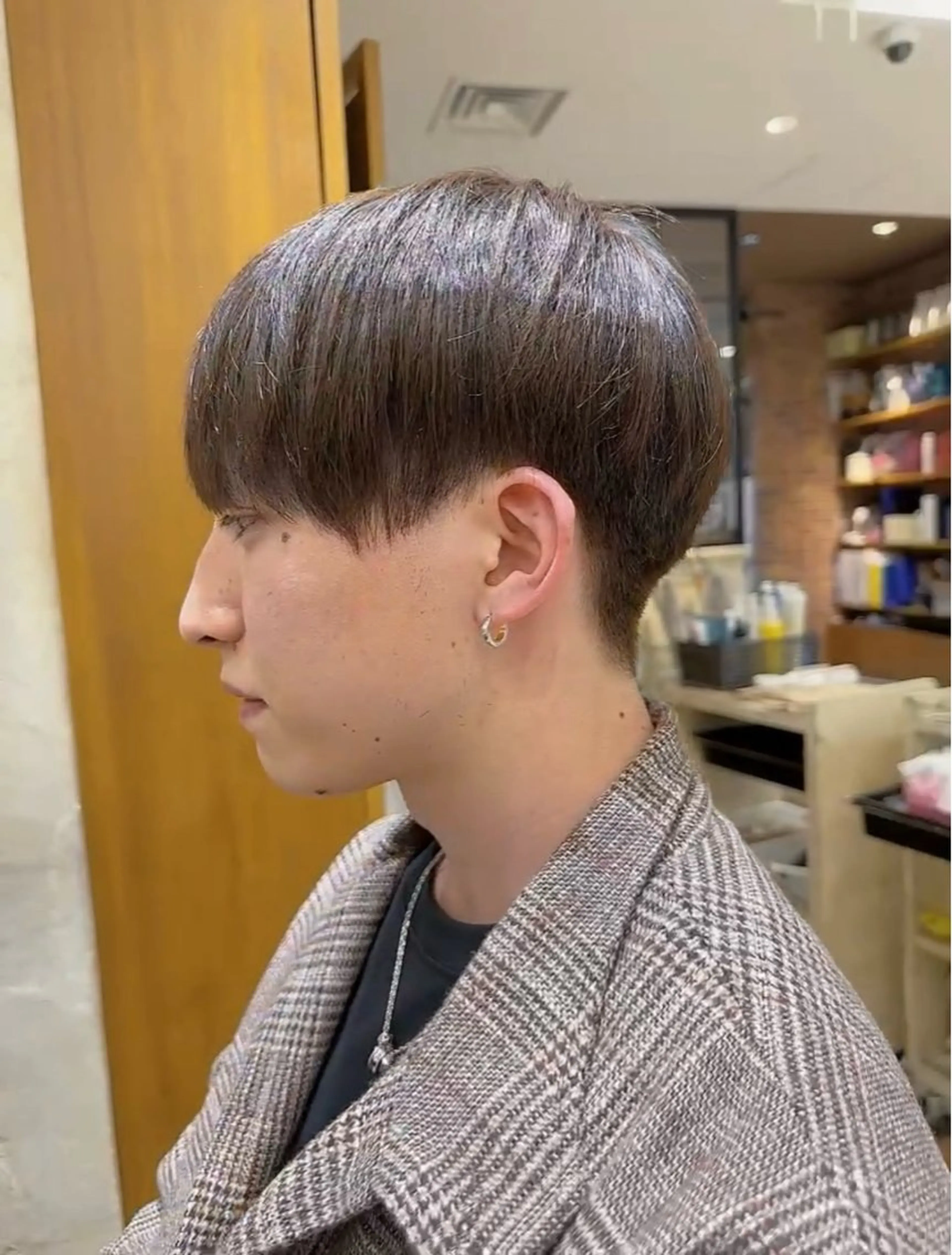 ショート カラー レイヤー/韓国ヘア/ 艶髪/石戸谷海斗のヘアスタイル