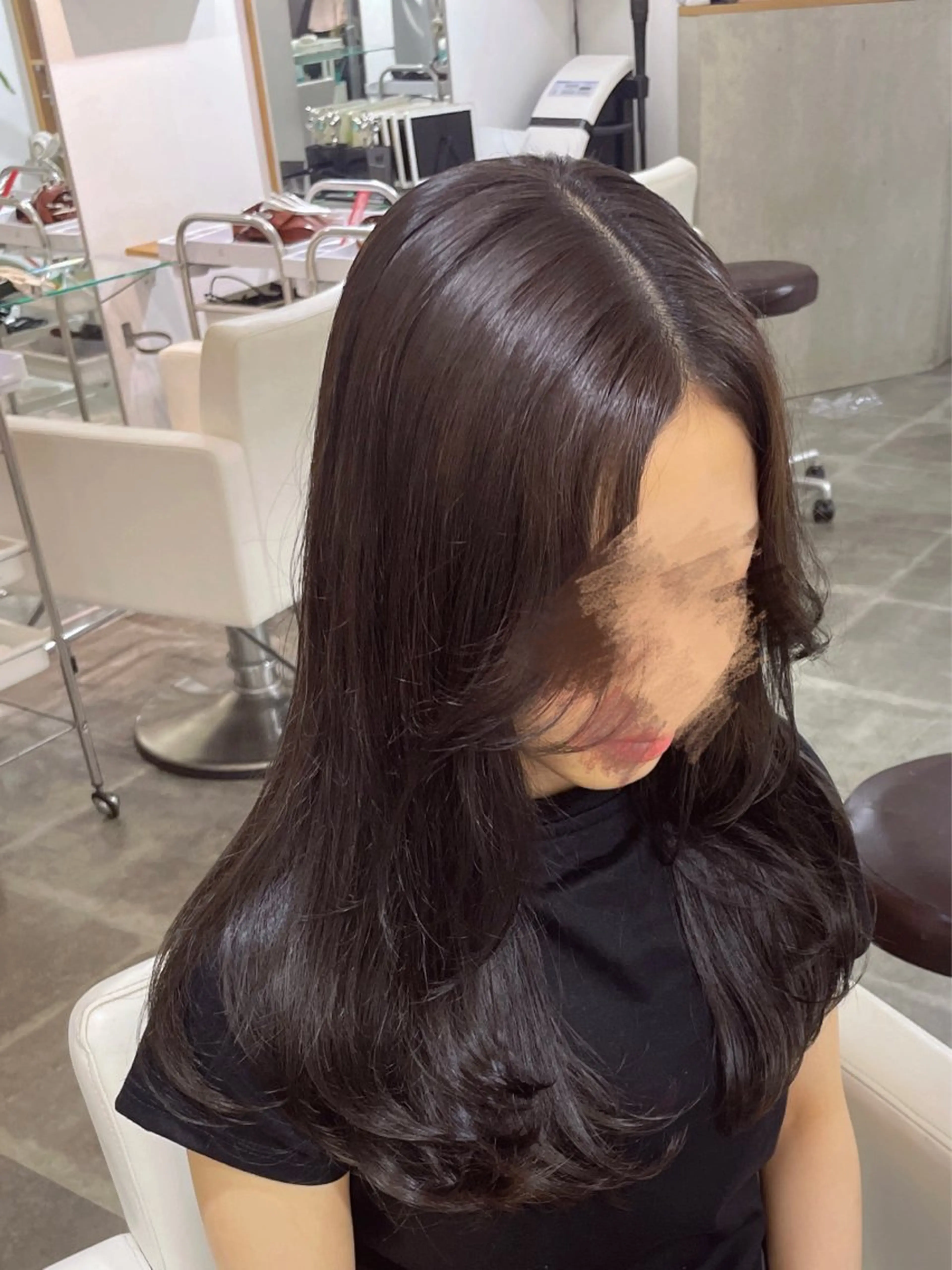 ロング カラー 原宿♡透明感カラー♡ 縮毛矯正【MAYU】のヘアスタイル