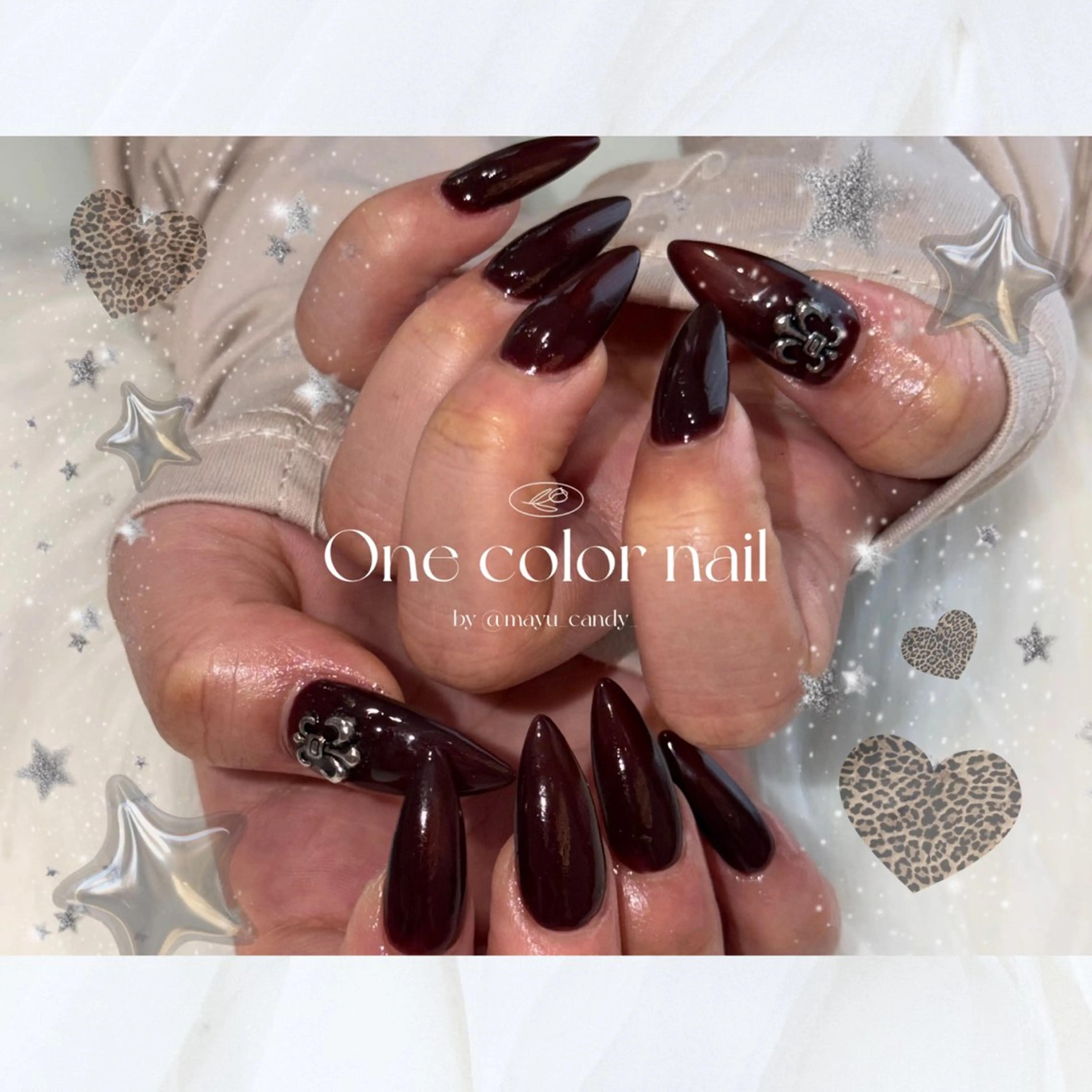 ネイル 長さ出し フラッシュネイル 韓国ネイル マグネットネイル ワンカラーネイル mayu 😽のネイルデザイン