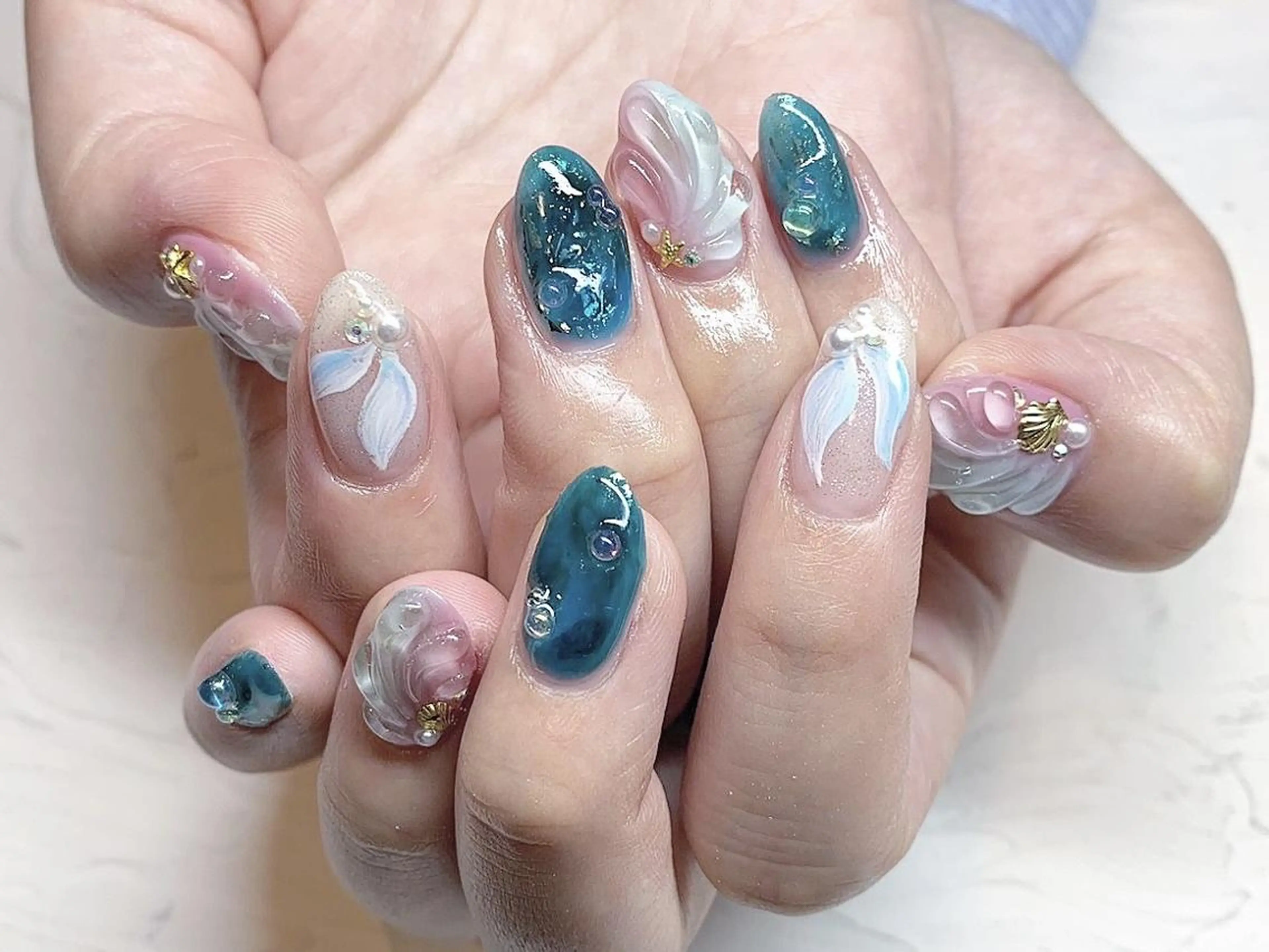 ネイル ハンドネイル YUN君 🦍のネイルデザイン