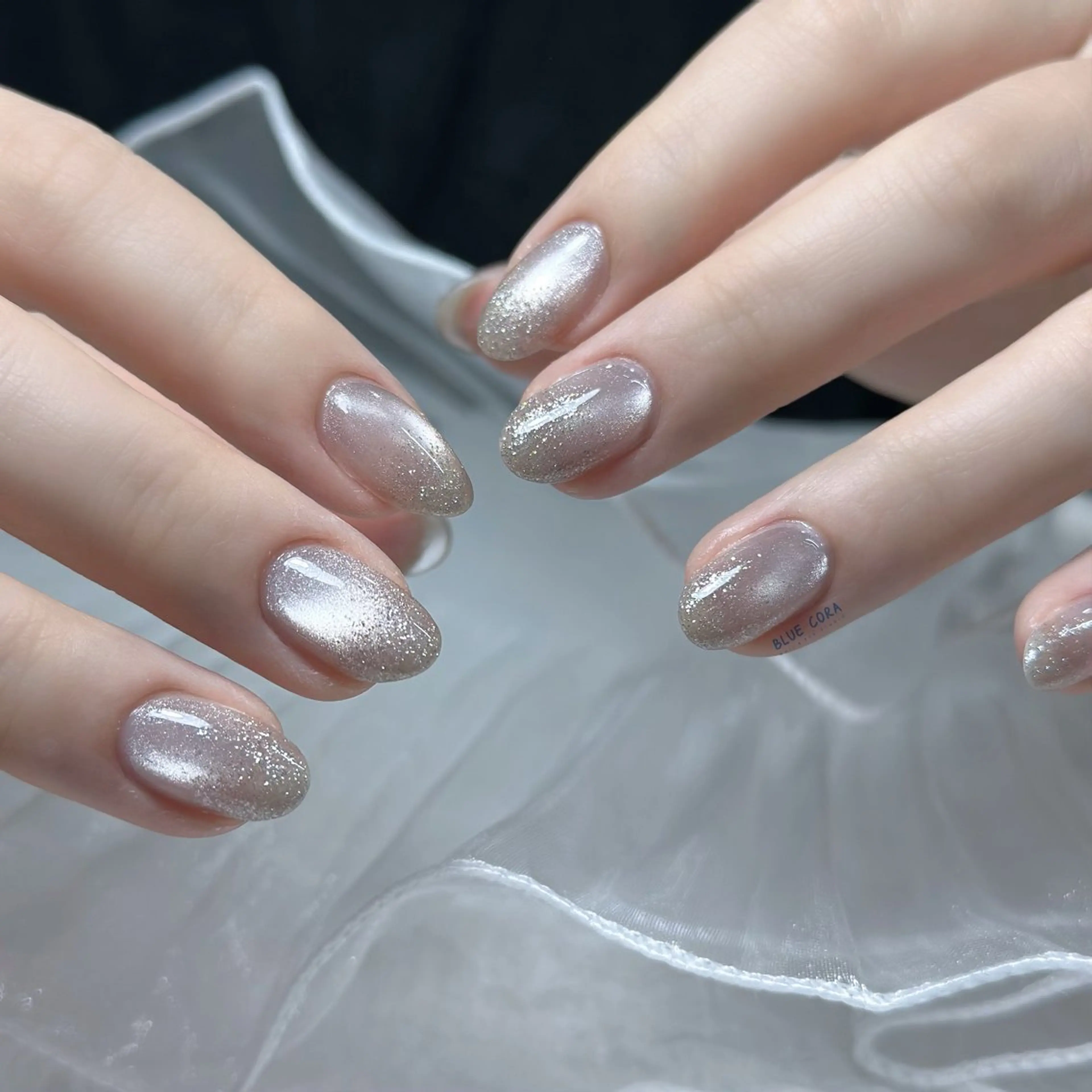 ネイル フラッシュネイル マグネットネイル ハンドネイル ハンドケア BLUE CORA所属・BLUE CORAのネイルデザイン