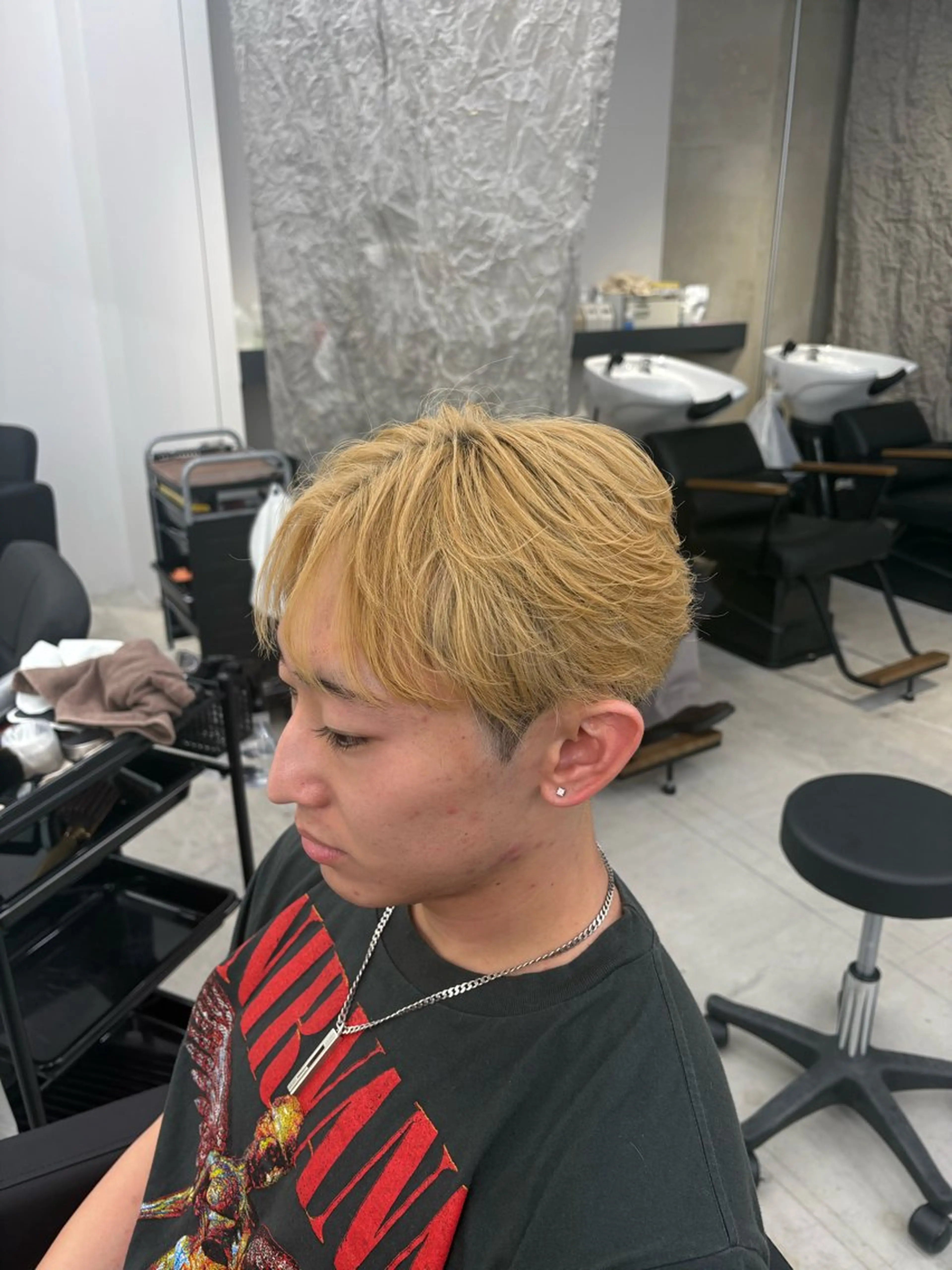 ブリーチリタッチ➕ワンカラーの写真