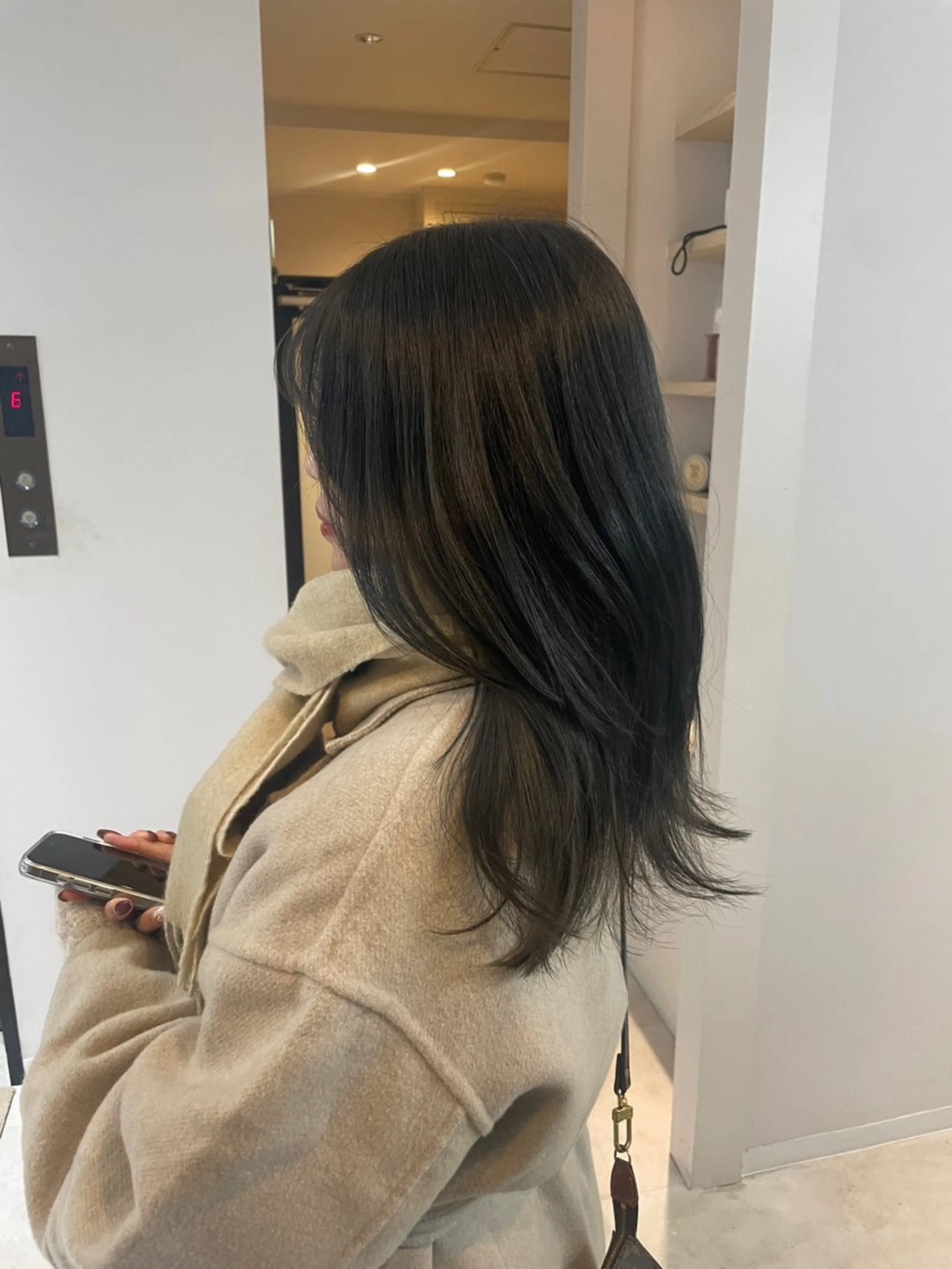 セミロング カラー カット ヘアカラー トリートメント HARUKA韓国ヘア /Luana梅田のヘアスタイル