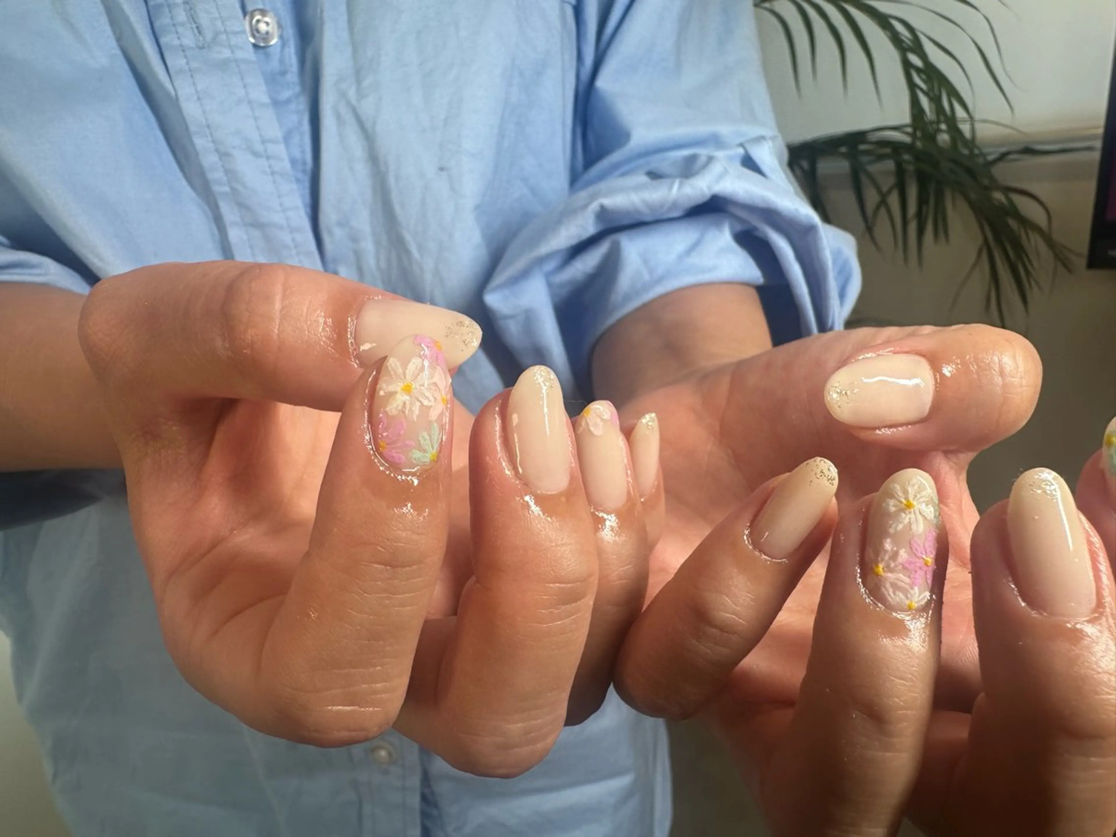 ネイル フラワーネイル ネイルサロン Lafuのネイルデザイン