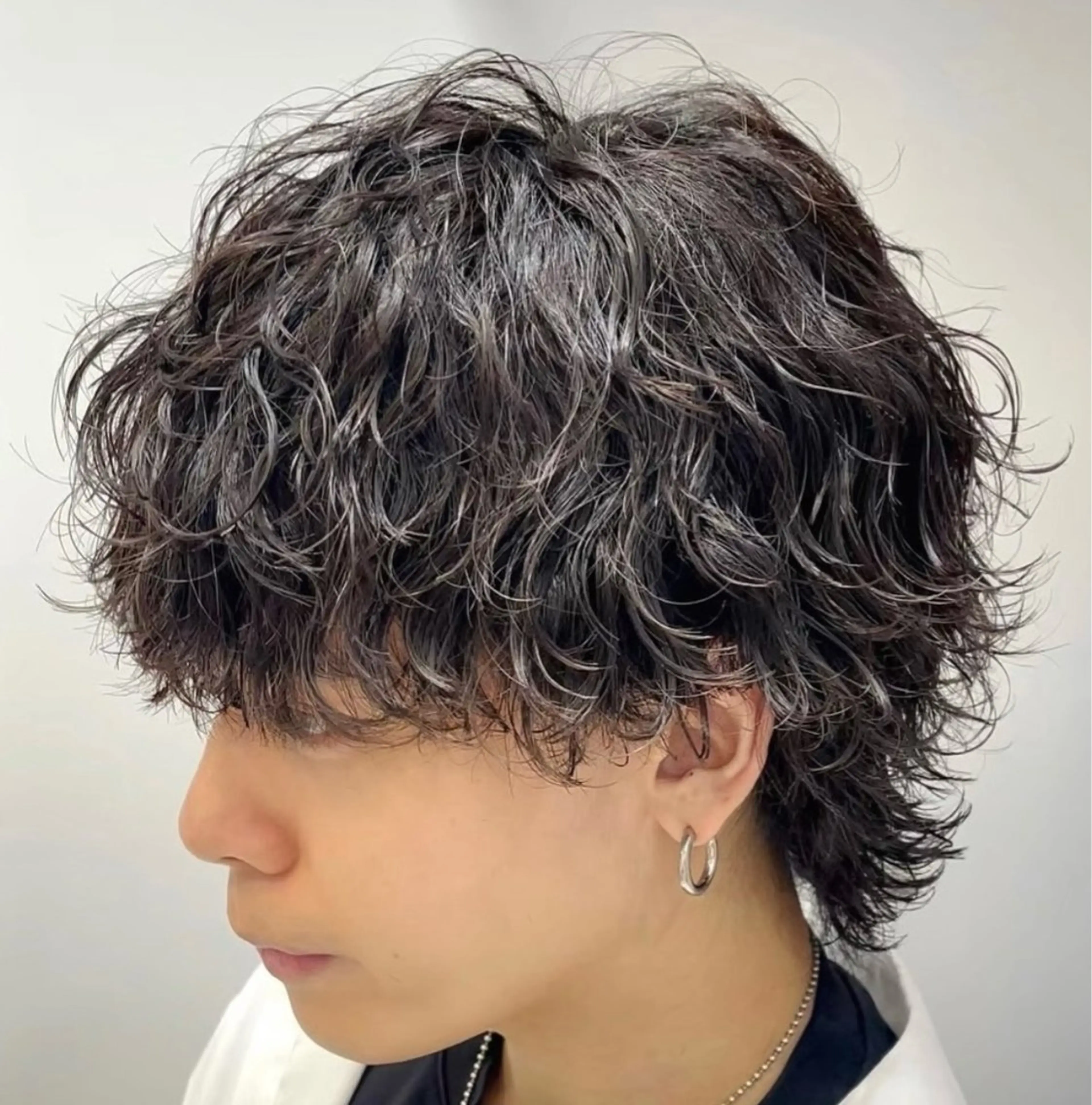 セミロング パーマ ヘアアレンジ メンズ fifth Tokyo所属・fifth 石川 凪のヘアスタイル