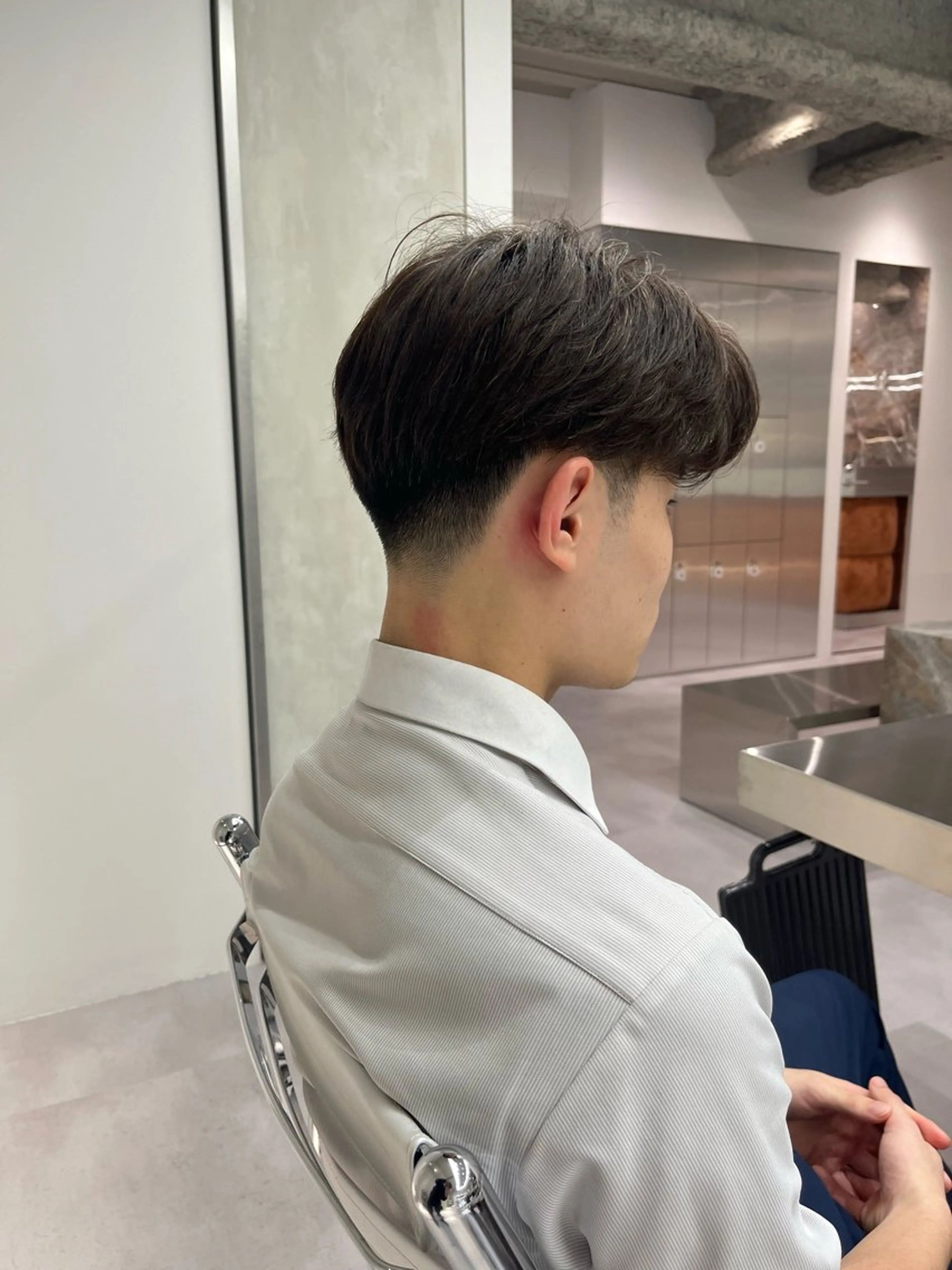 ショート メンズ soen所属・⚡メンズパーマフ ェードカットTomyのヘアスタイル