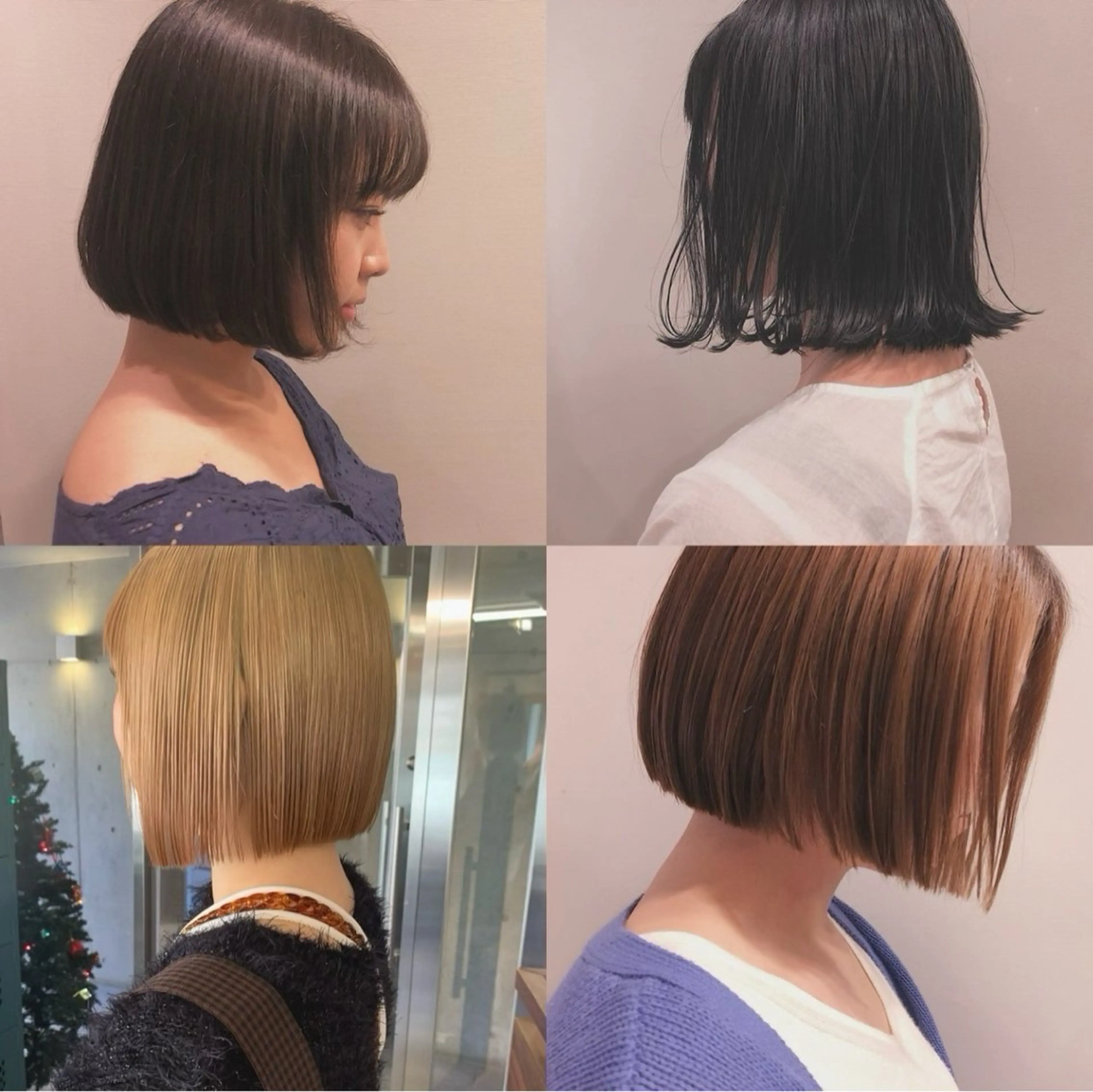 ショート ボブ 土田かほ/本日🈳 透明感カラー🍃のヘアスタイル