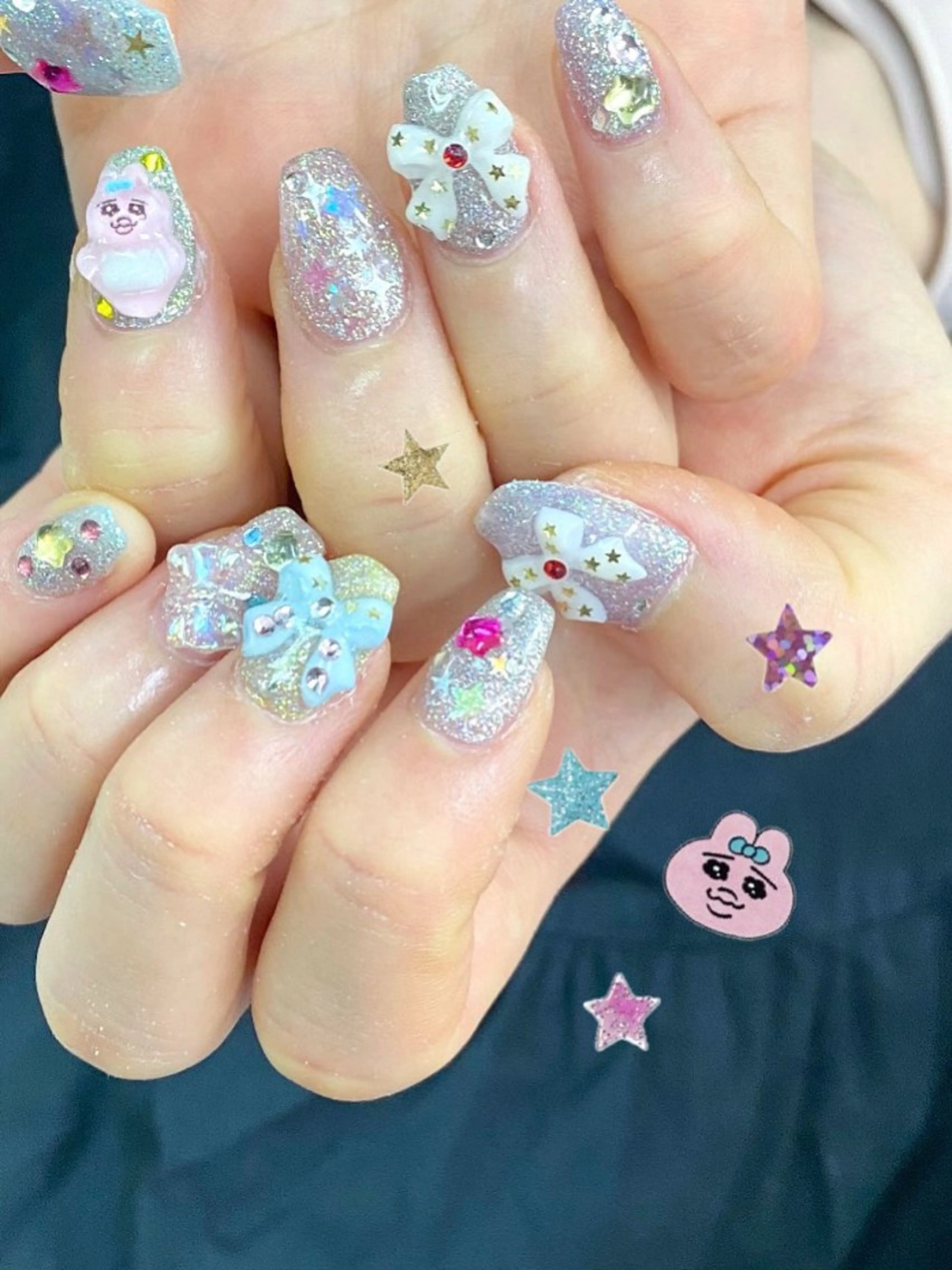 ネイル 持ち込み ハンドネイル フットネイル Nailsalon mui.所属・中家 亜紗子のネイルデザイン