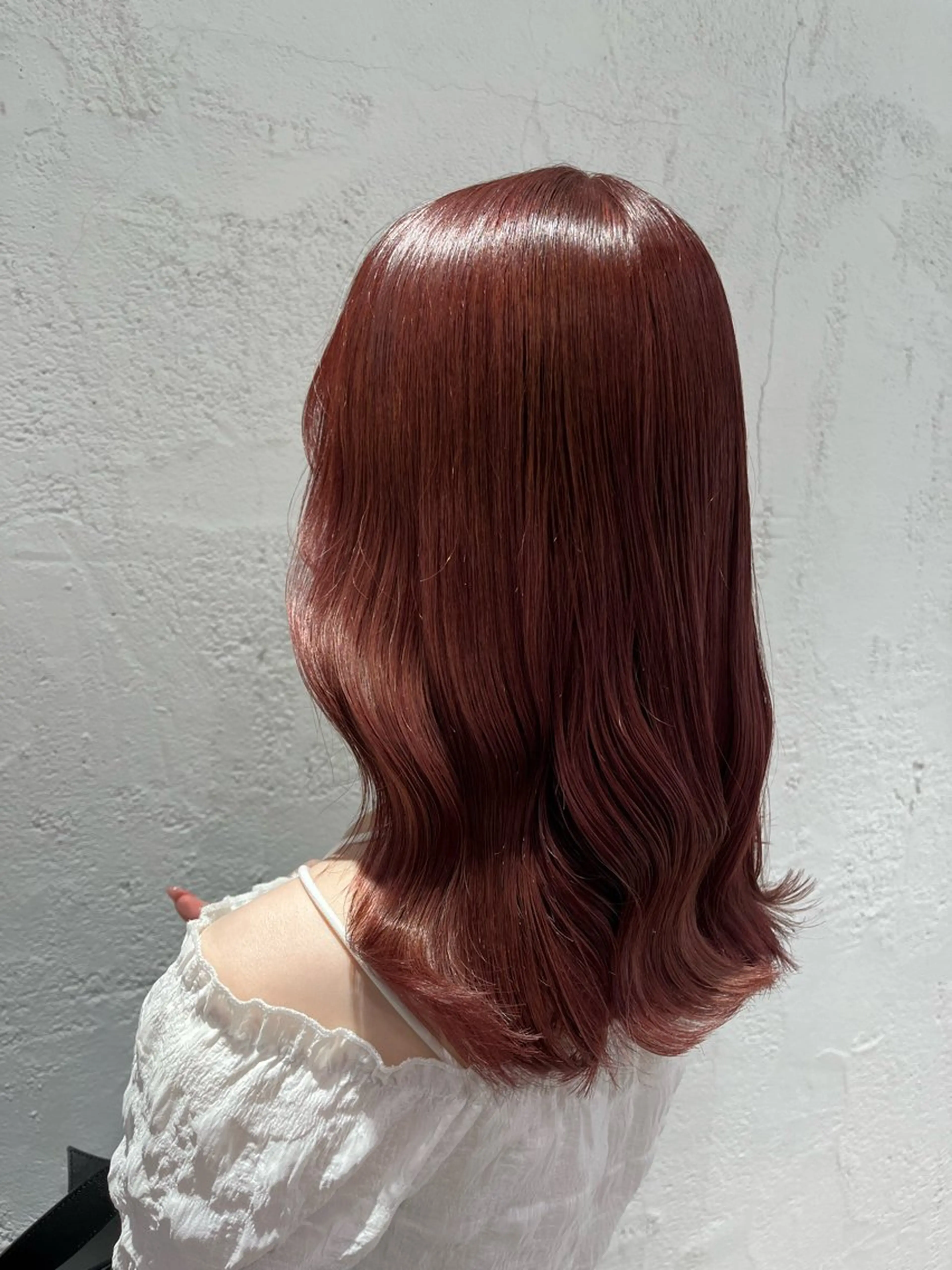 ミディアム カット ヘアカラー トリートメント 顔まわり‎🤍小顔 カット🤍みさきのヘアスタイル