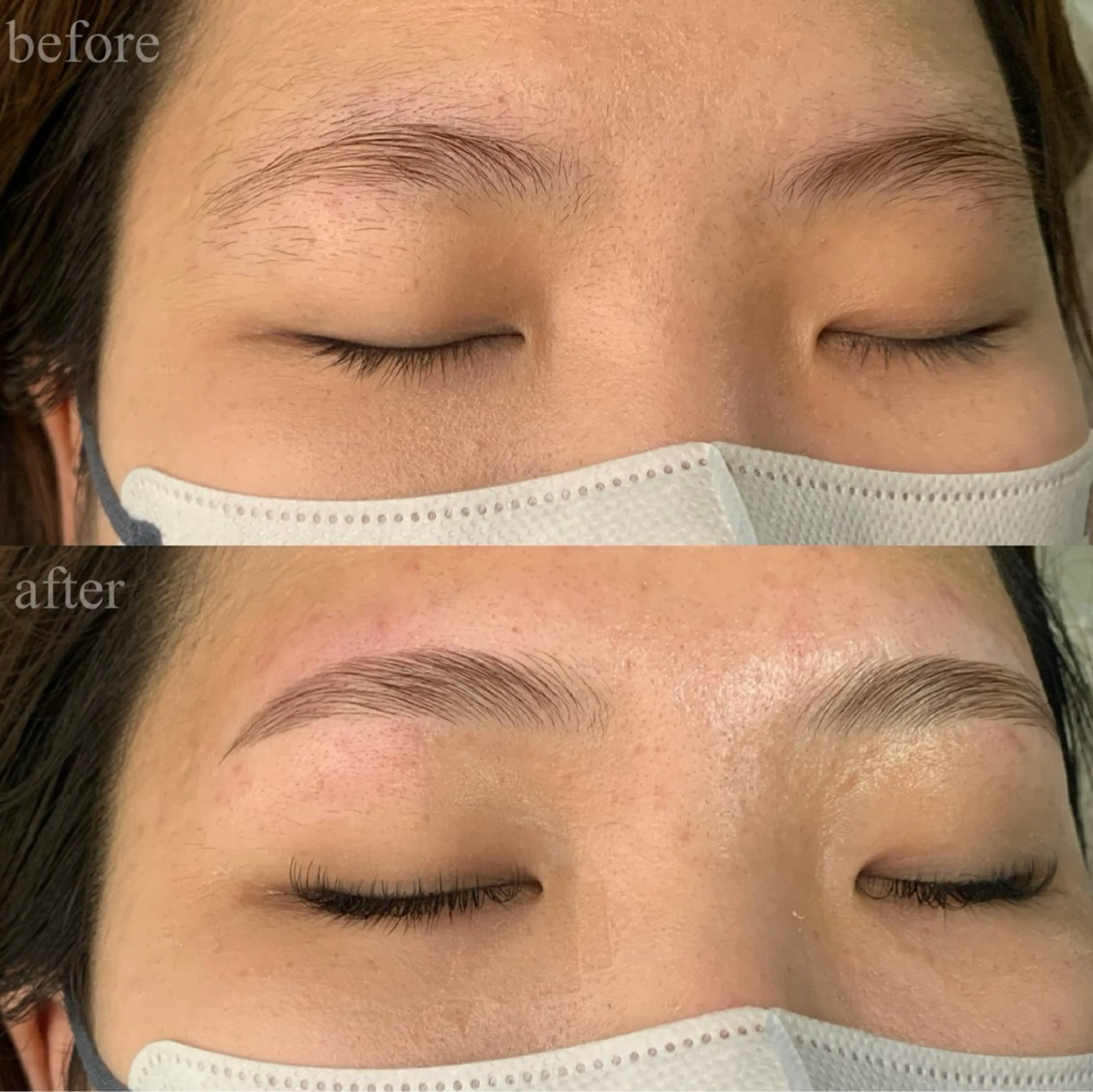 アイブロウ 眉カラー ハリウッドブロウリフト eyelash salon　io..のマツエク・マツパデザイン