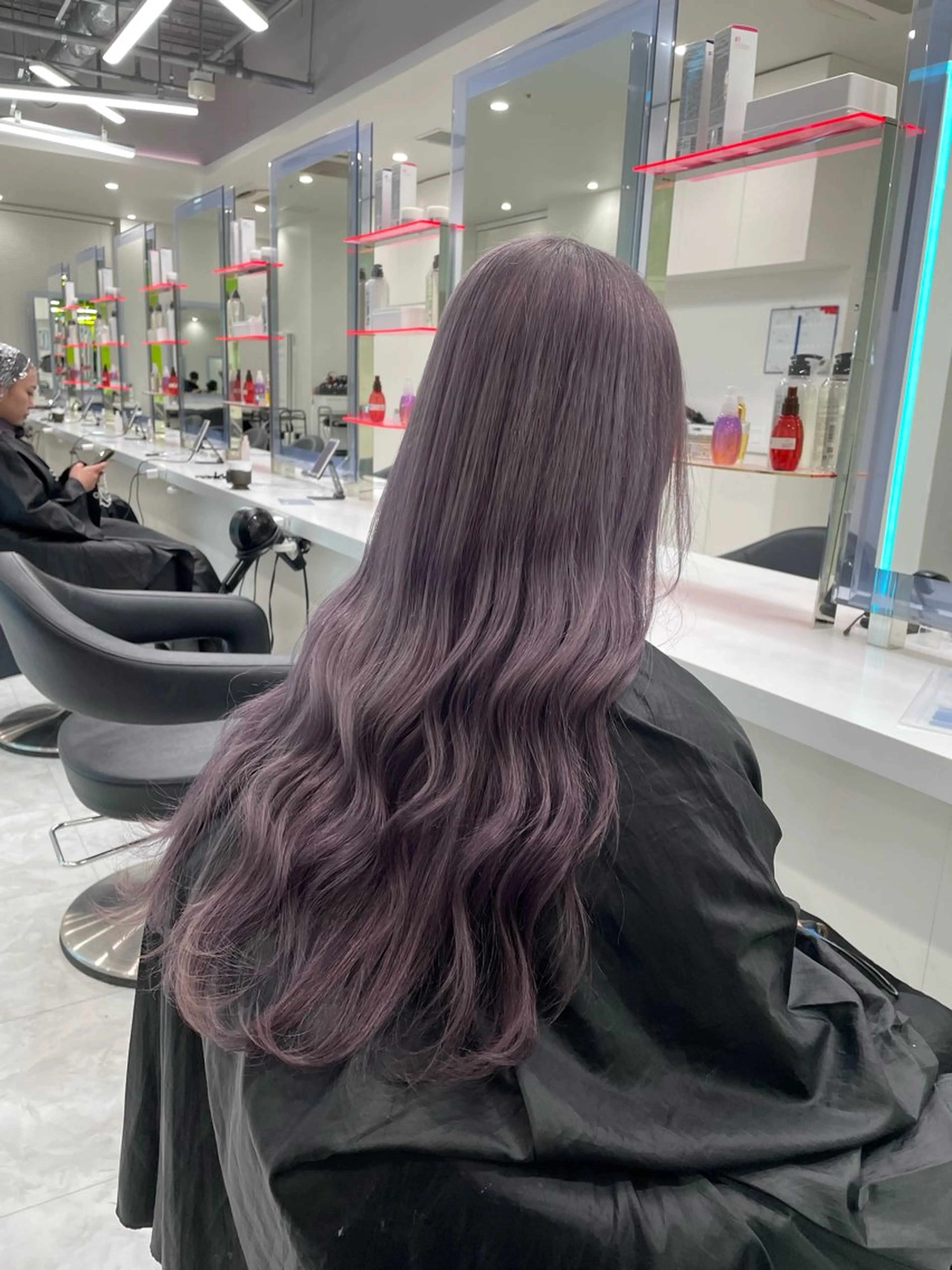 ロング カラー ヘアアレンジ レイヤー/艶ベージュ /🎀Saki🎀のヘアスタイル