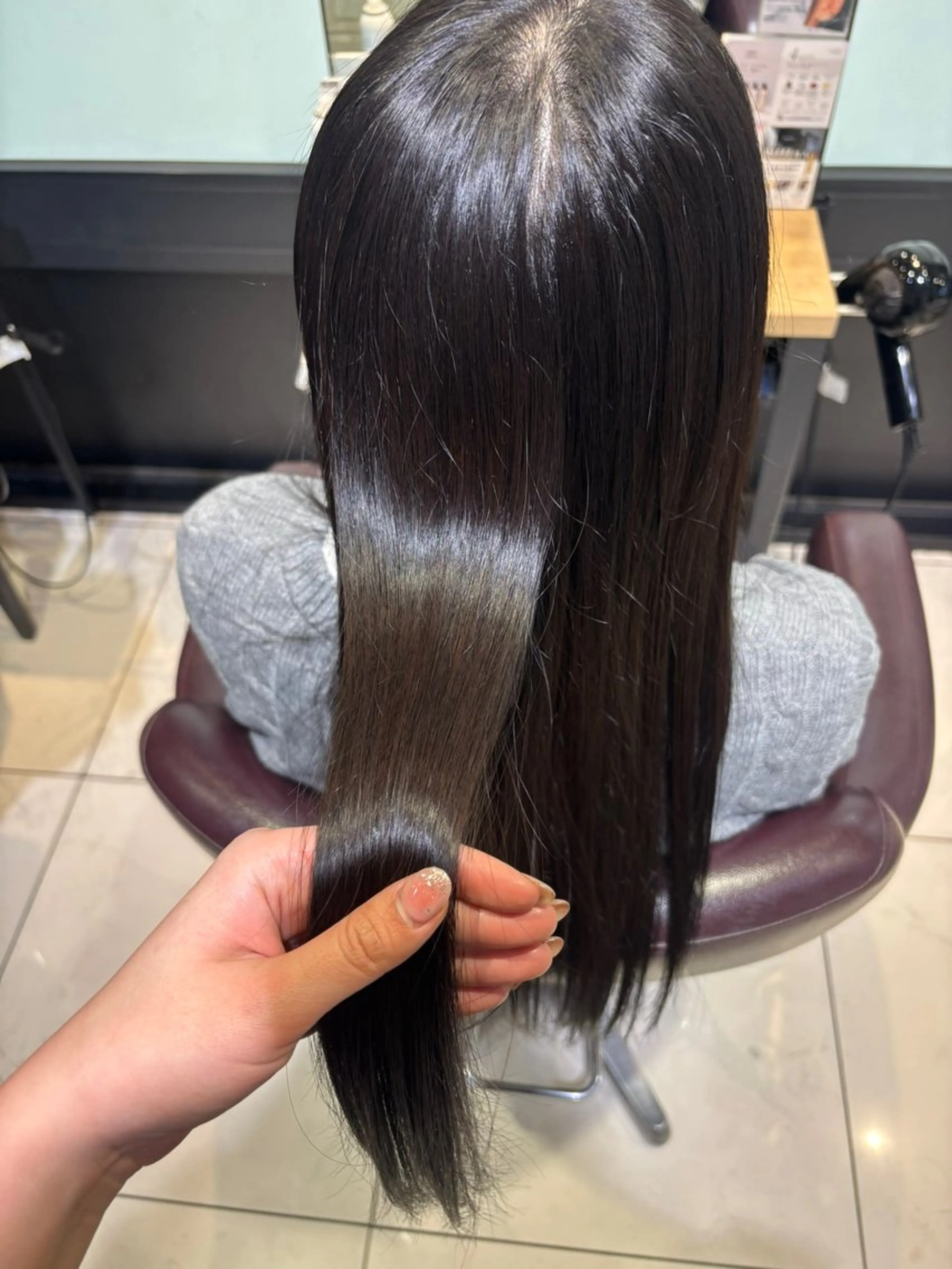 ロング カラー ヘアカラー 髪質改善韓国レイヤー /艶カラー/miyuのヘアスタイル