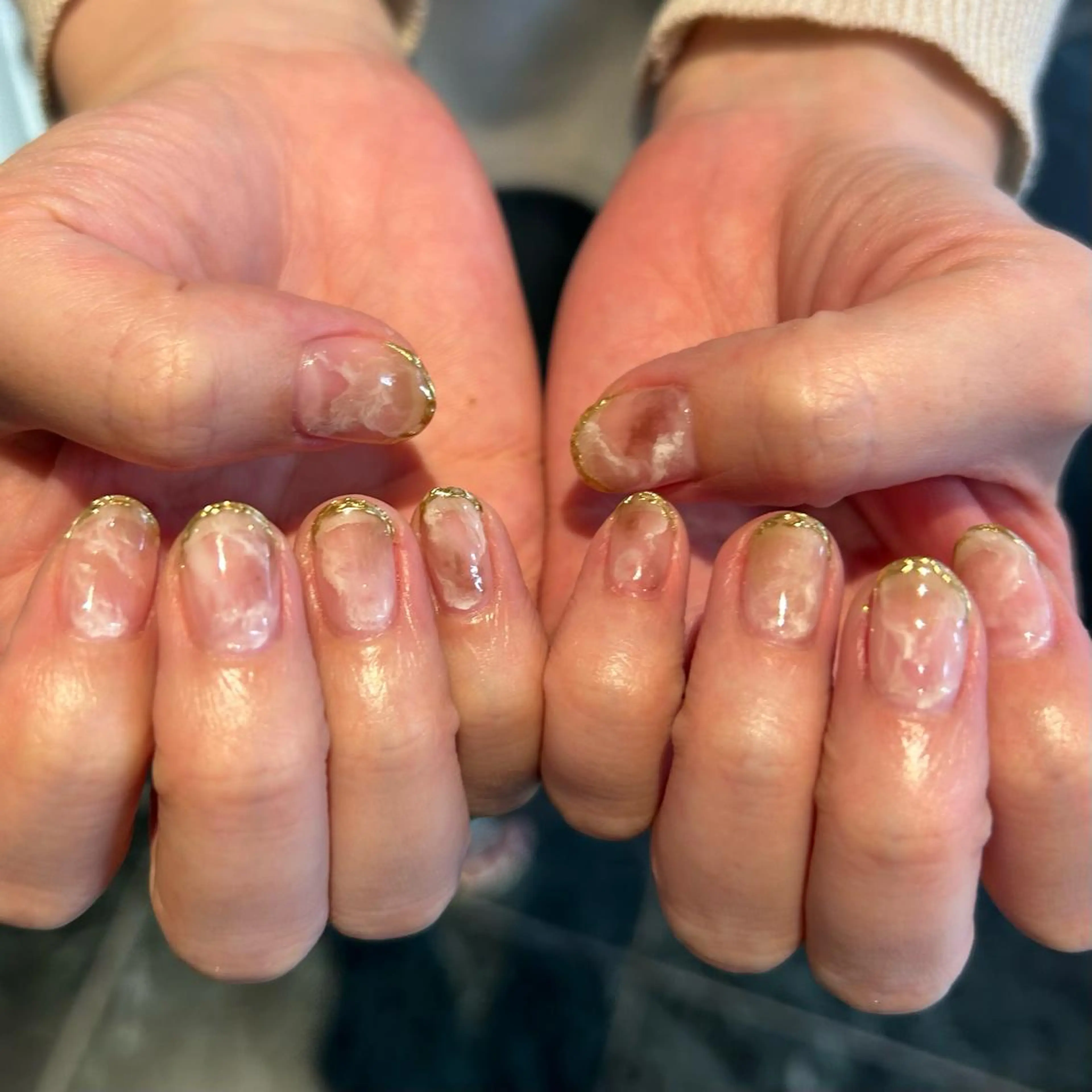 ネイル ニュアンスネイル ♥Zina YUKI♥のネイルデザイン