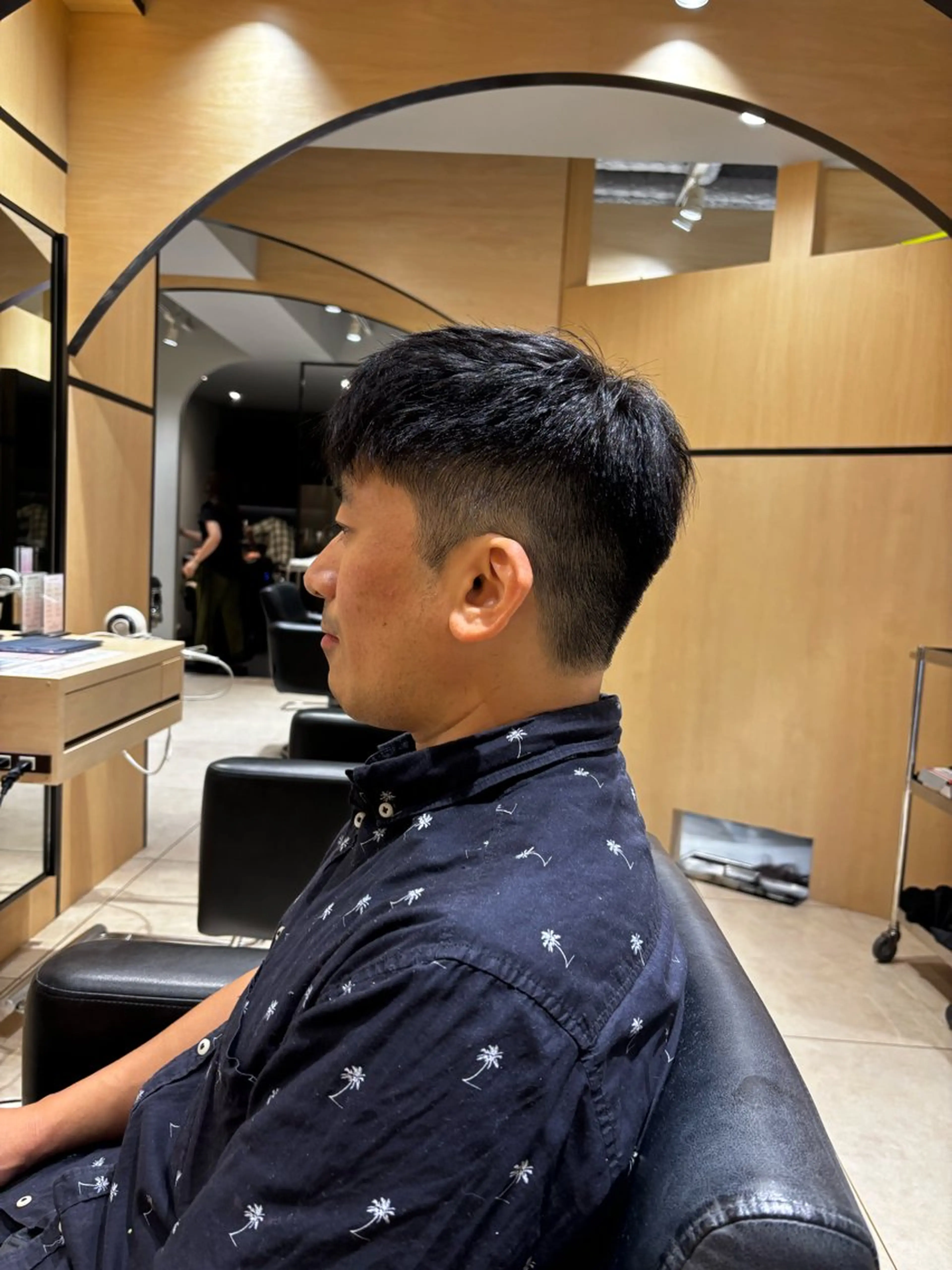 ショート メンズ 刈り上げ 森田 葵葉のヘアスタイル