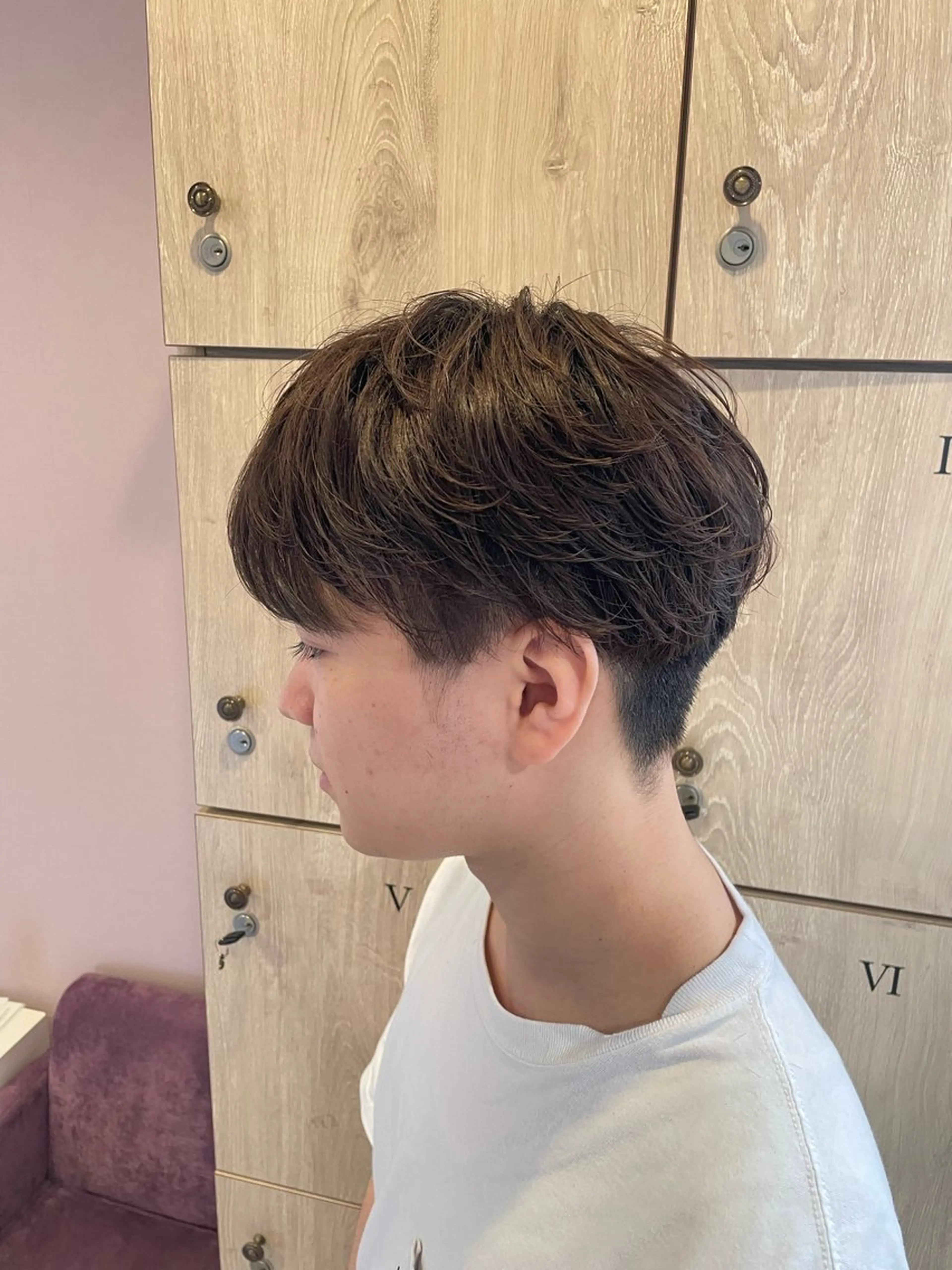 パーマ メンズ なつき/ 艶カラー/縮毛矯正のヘアスタイル