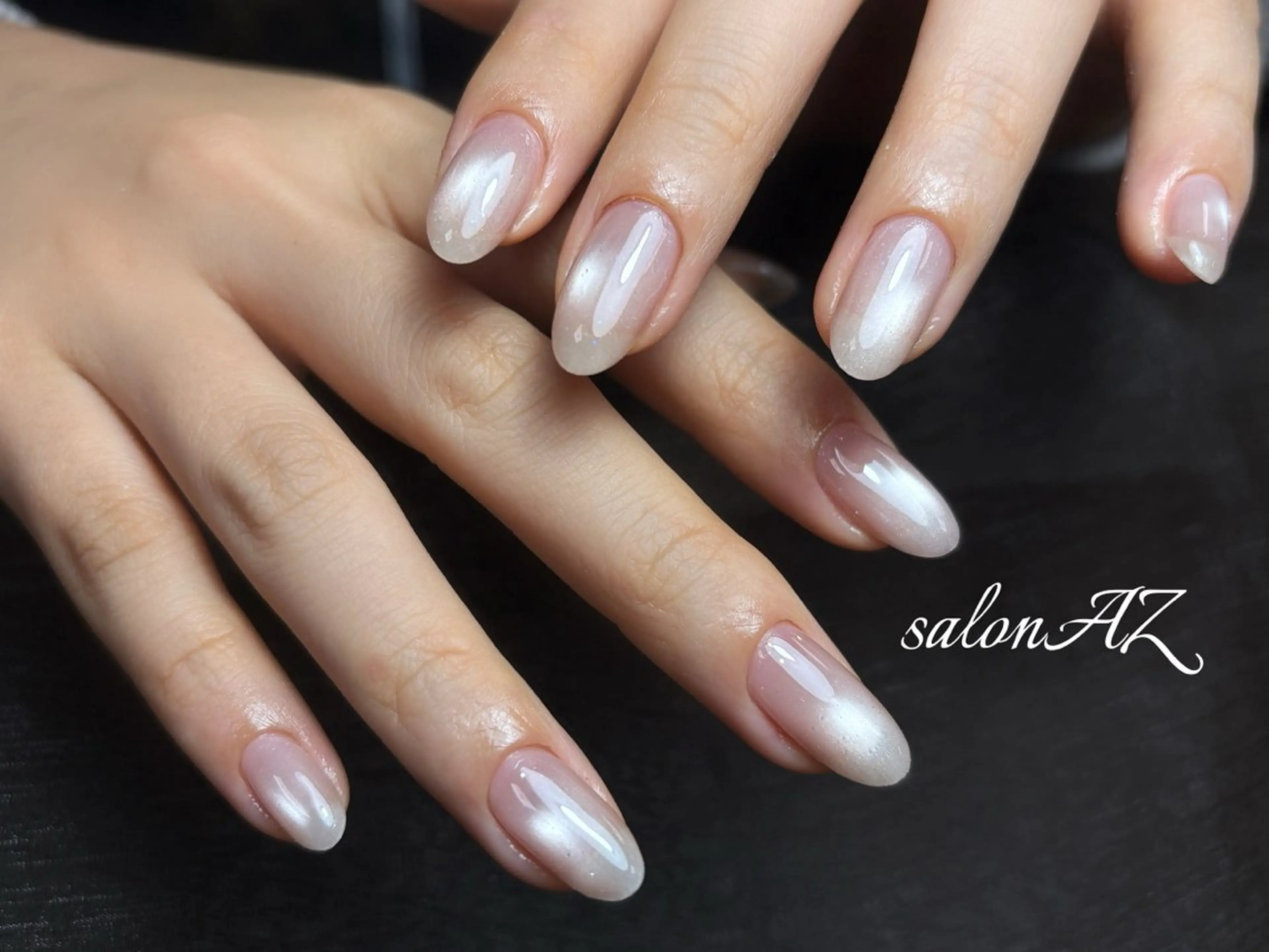 ネイル アートネイル 長さ出し フットネイル フレンチネイル ジェルネイル ハンドネイル salon AZのネイルデザイン