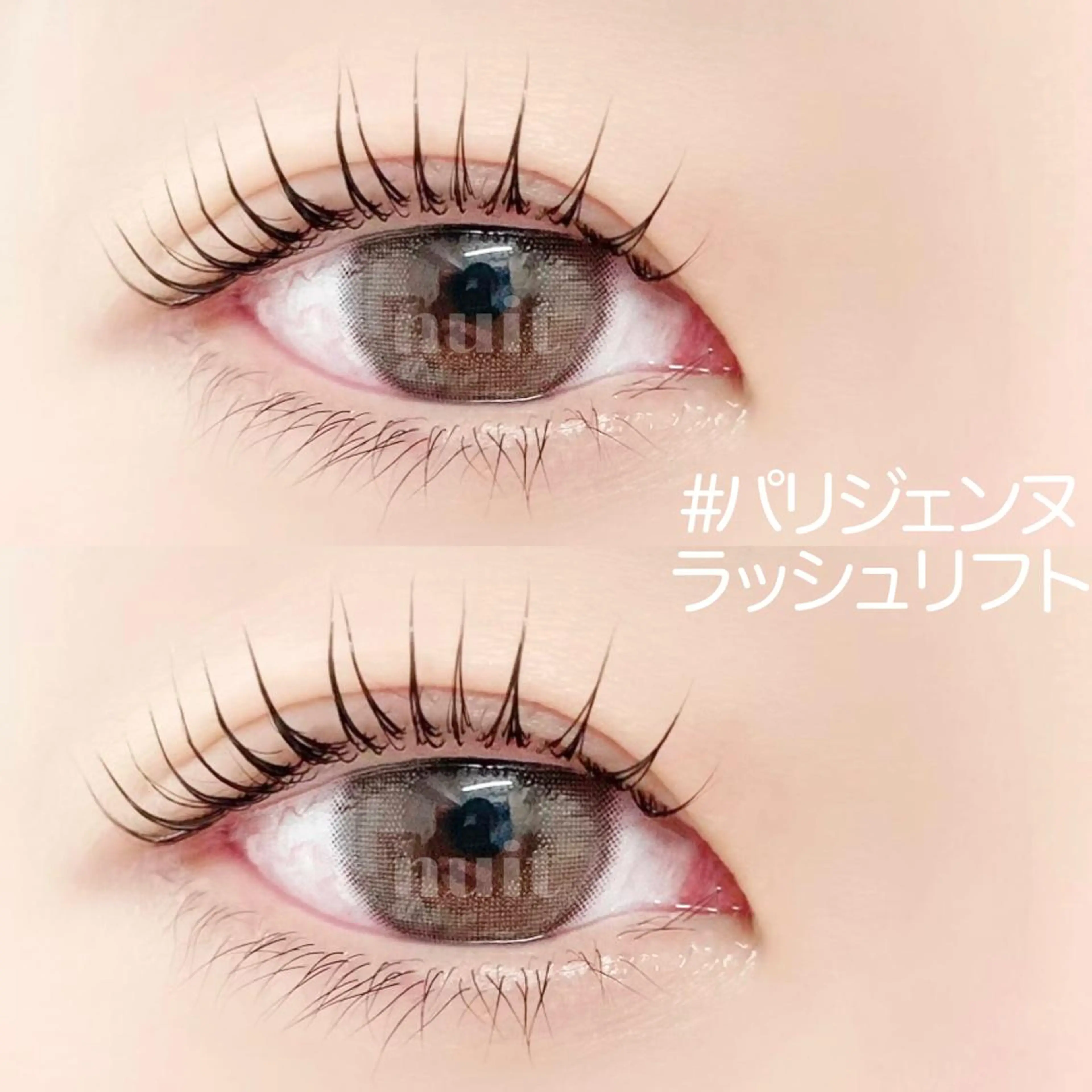 マツエク・マツパ パリジェンヌラッシュリフト eyelash  salon  nuit【ニュイ】所属・nuit 【ニュイ】 大宮 /　yucaのマツエク・マツパデザイン