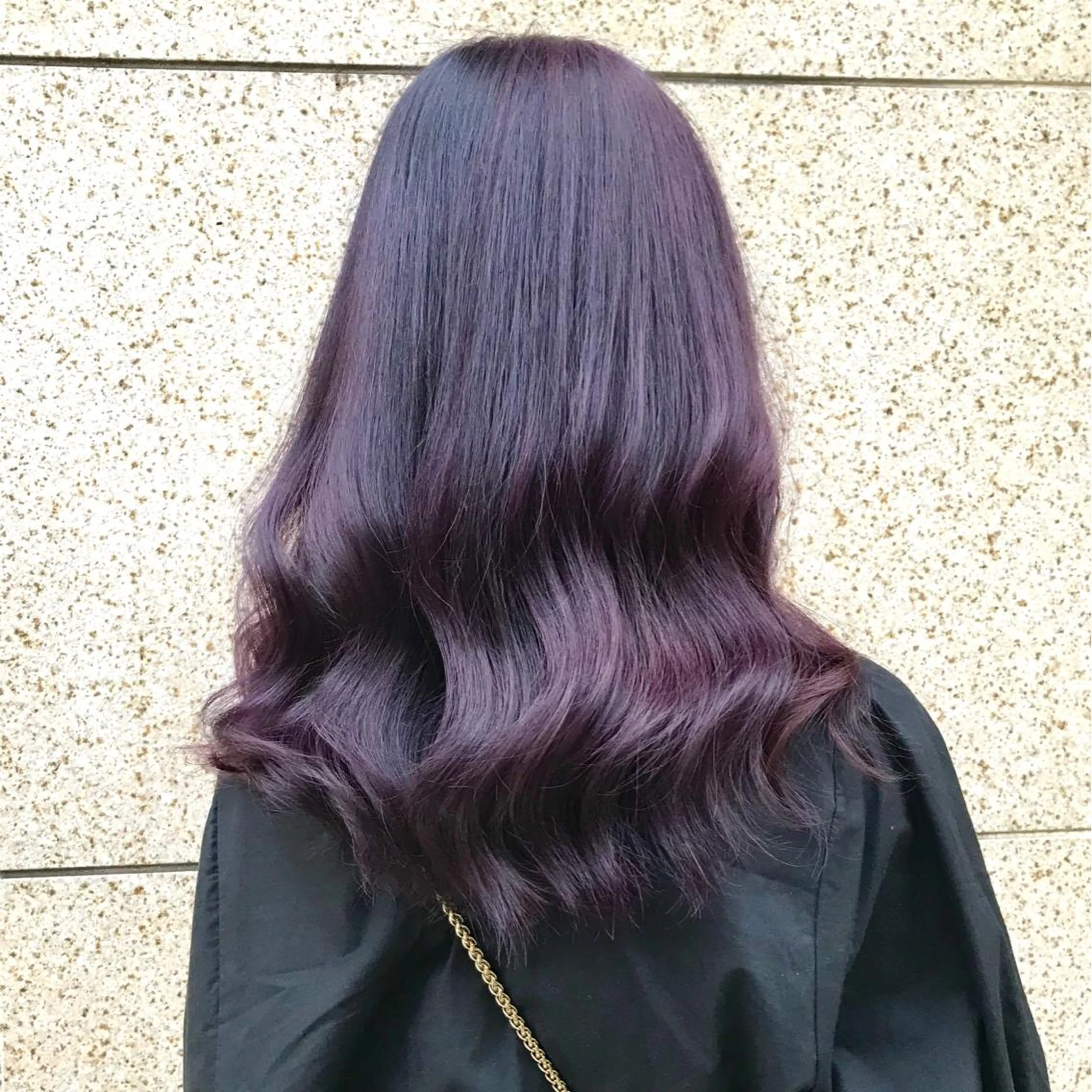 セミロング カラー ブリーチ ラベンダーカラー タンバルモリ ヨシンモリ ムルギョル巻き サロウィン所属・K-POP好き美容師 🇰🇷Kai.Yのヘアスタイル