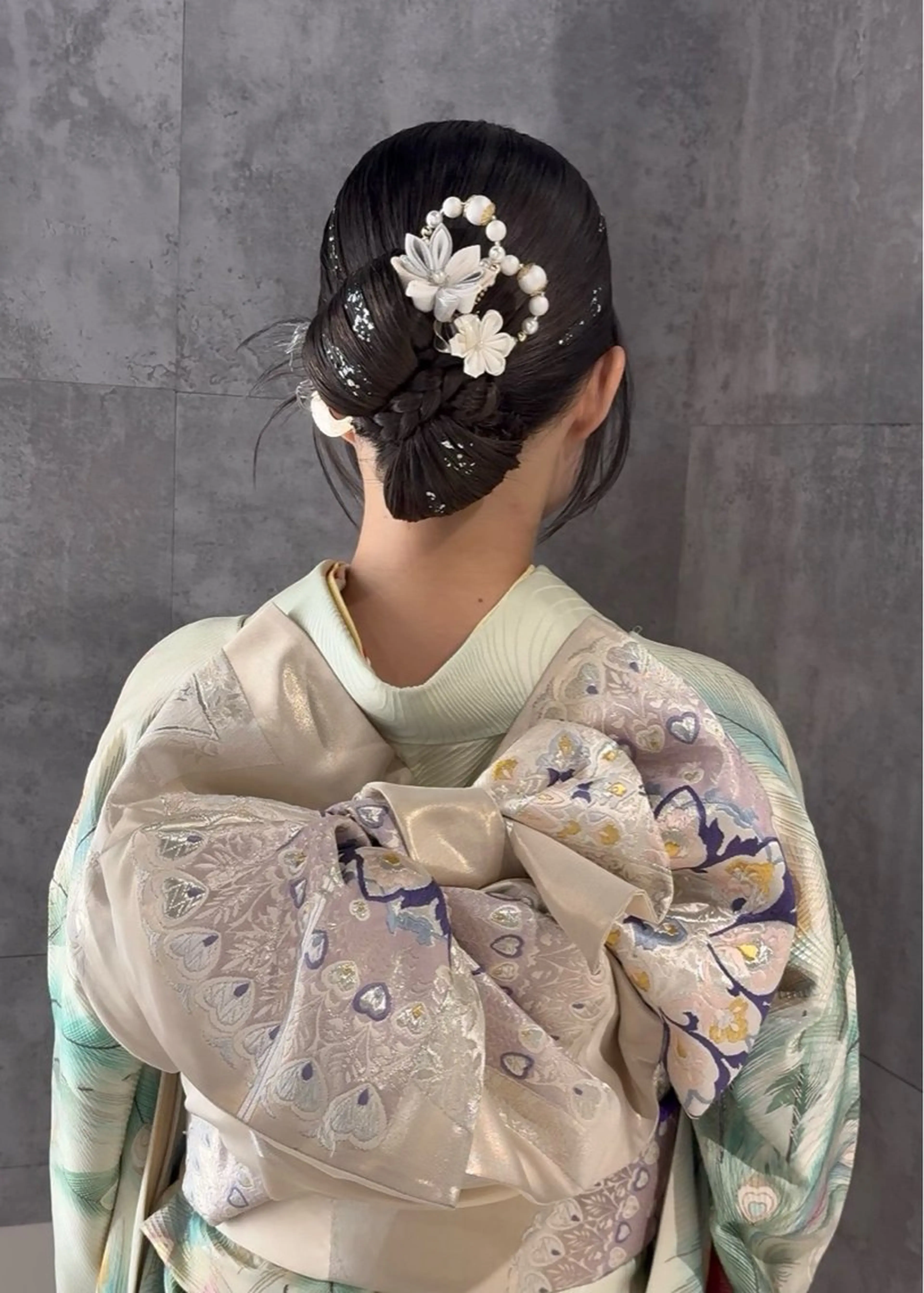 ロング セット/着付け/上野 /カラー/🦋シオリのヘアスタイル