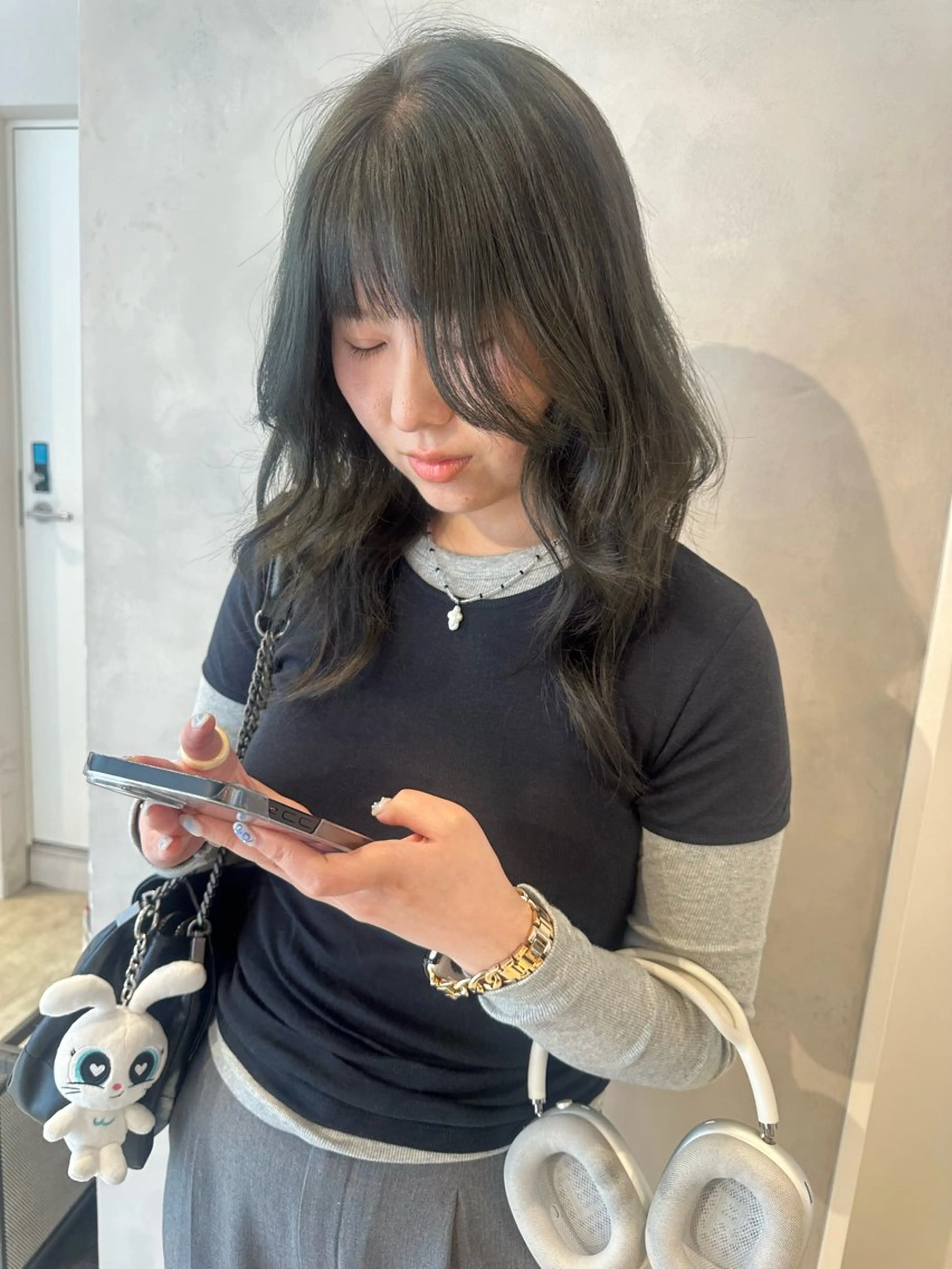 セミロング カット ヘアカラー トリートメント 🎀韓国/髪質改善 長野美和🎀のヘアスタイル