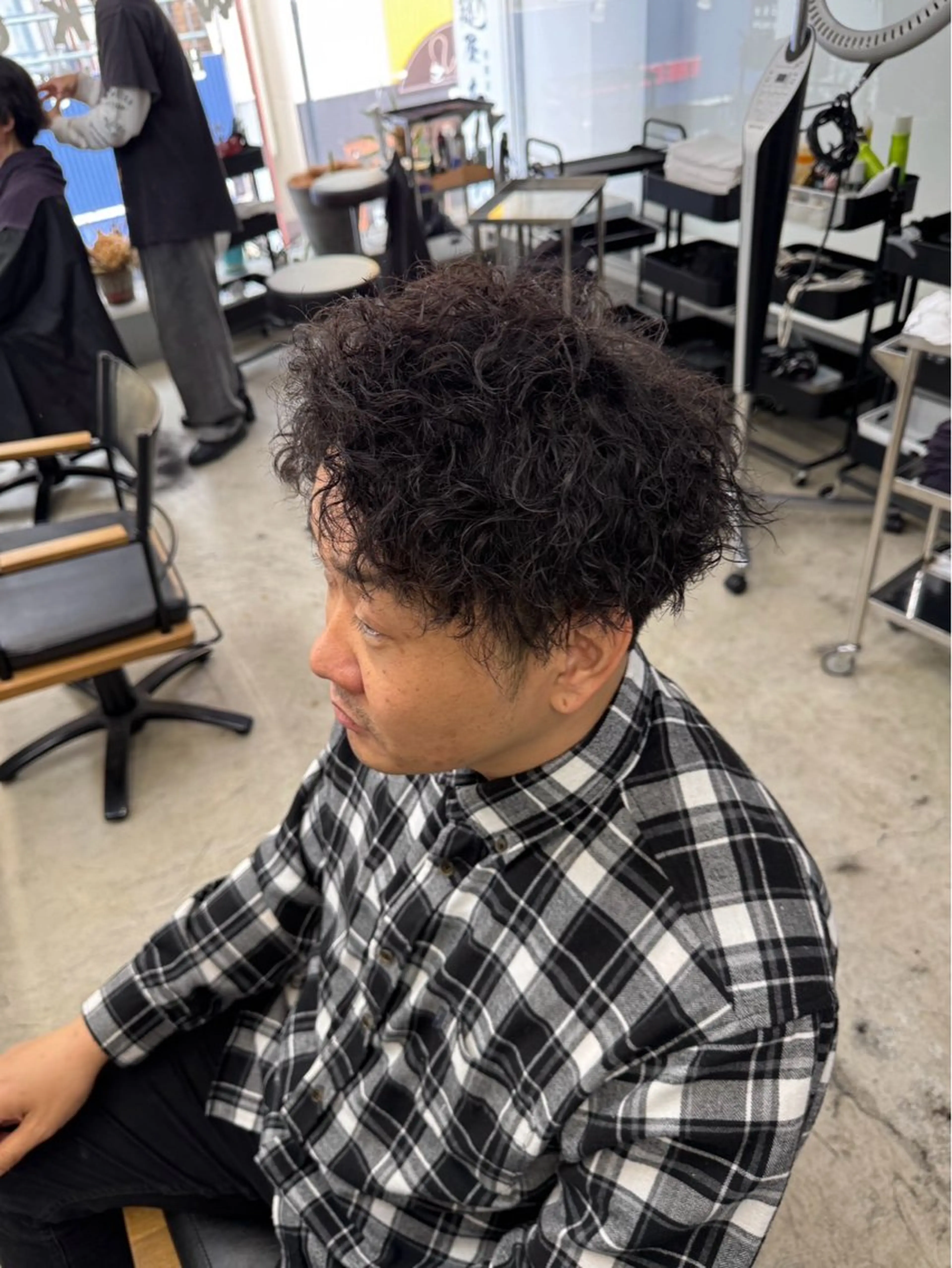 ショート ヘアアレンジ メンズ カット パーマ メンズ専門サロン wokeのヘアスタイル