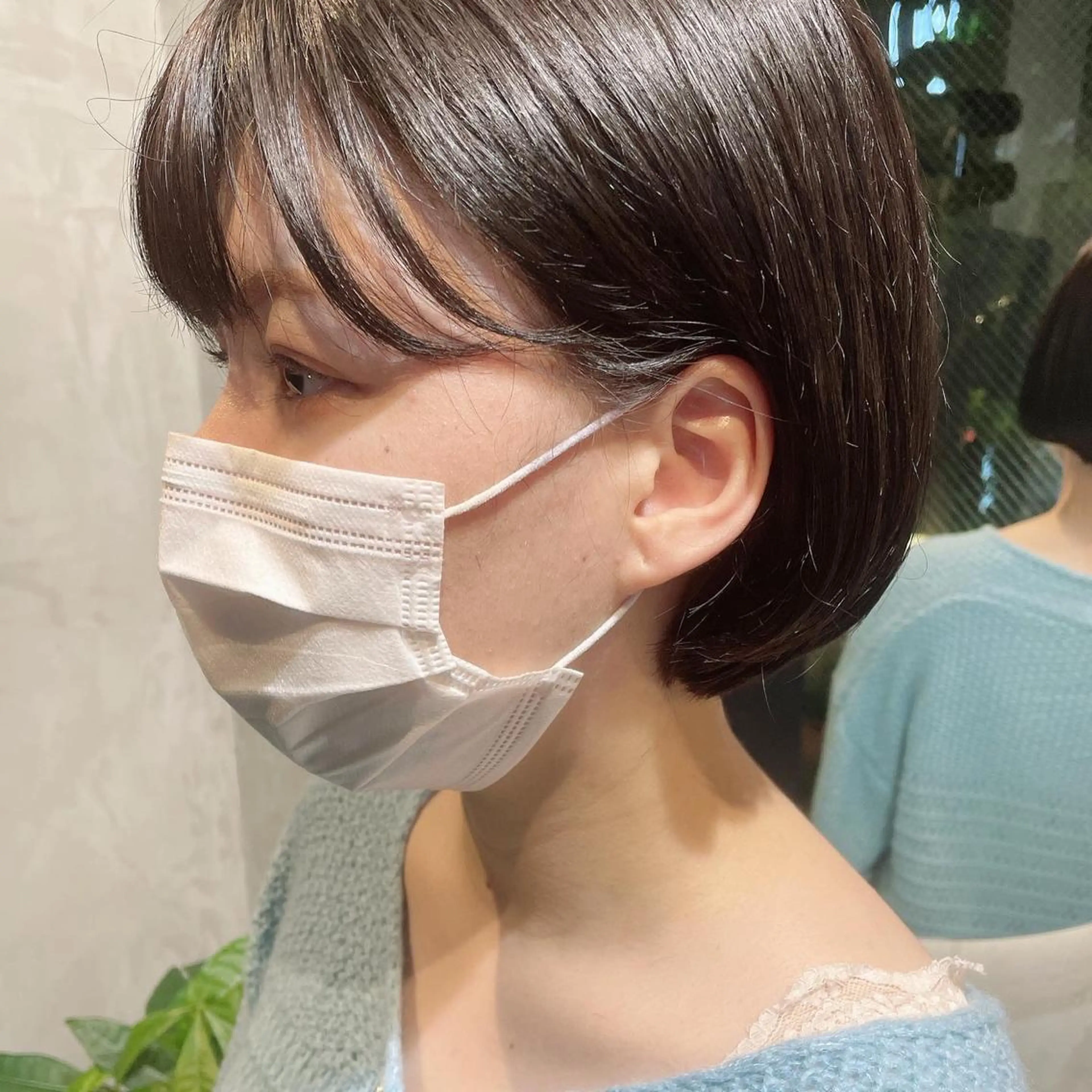 ショート カラー ボブ カット ヘアカラー ヤマモト マイのヘアスタイル