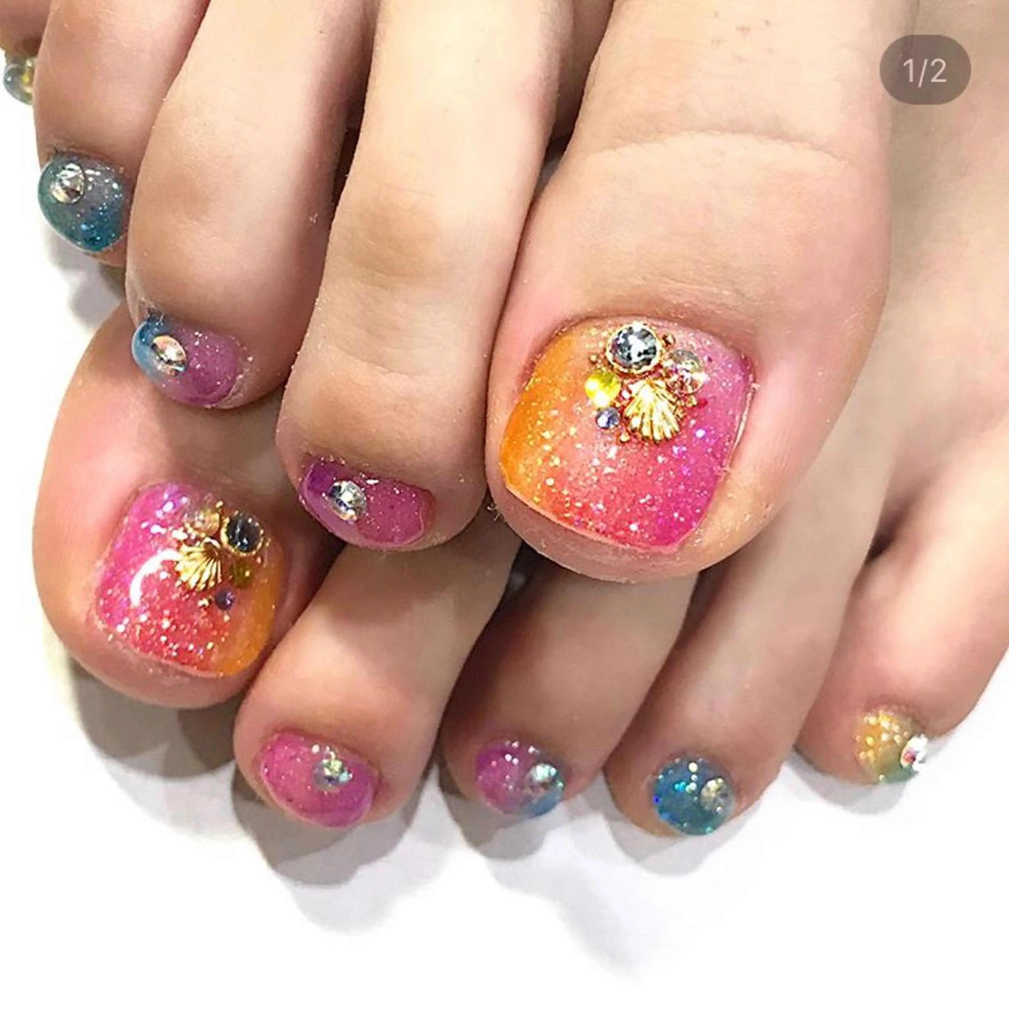 ネイル フットネイル 渋谷ビュレネイル Kaoruのネイルデザイン