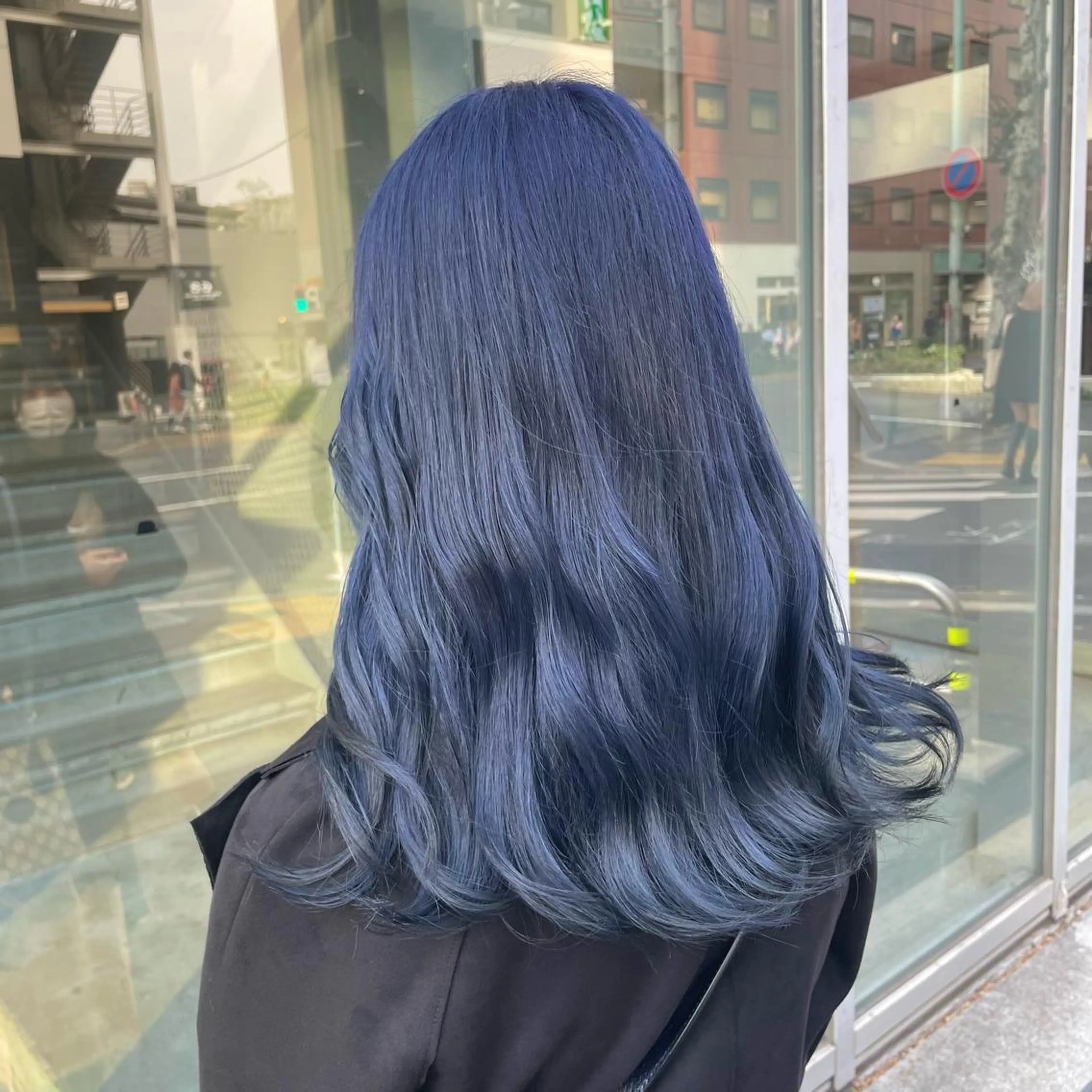 セミロング カラー ヘアカラー ヘアセット ワインレッド 🍒KAHOのヘアスタイル