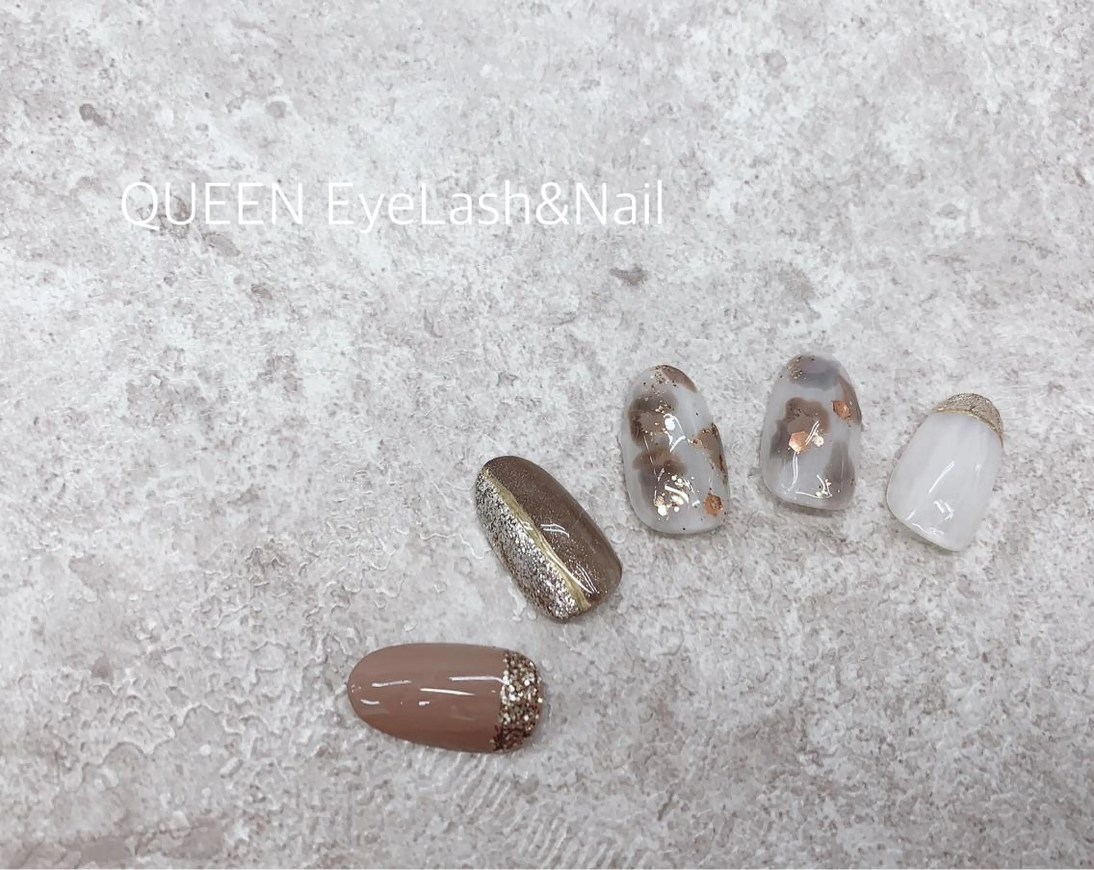 ミディアム カラー ネイル ハンドネイル Bloom Nail 桜井のネイルデザイン