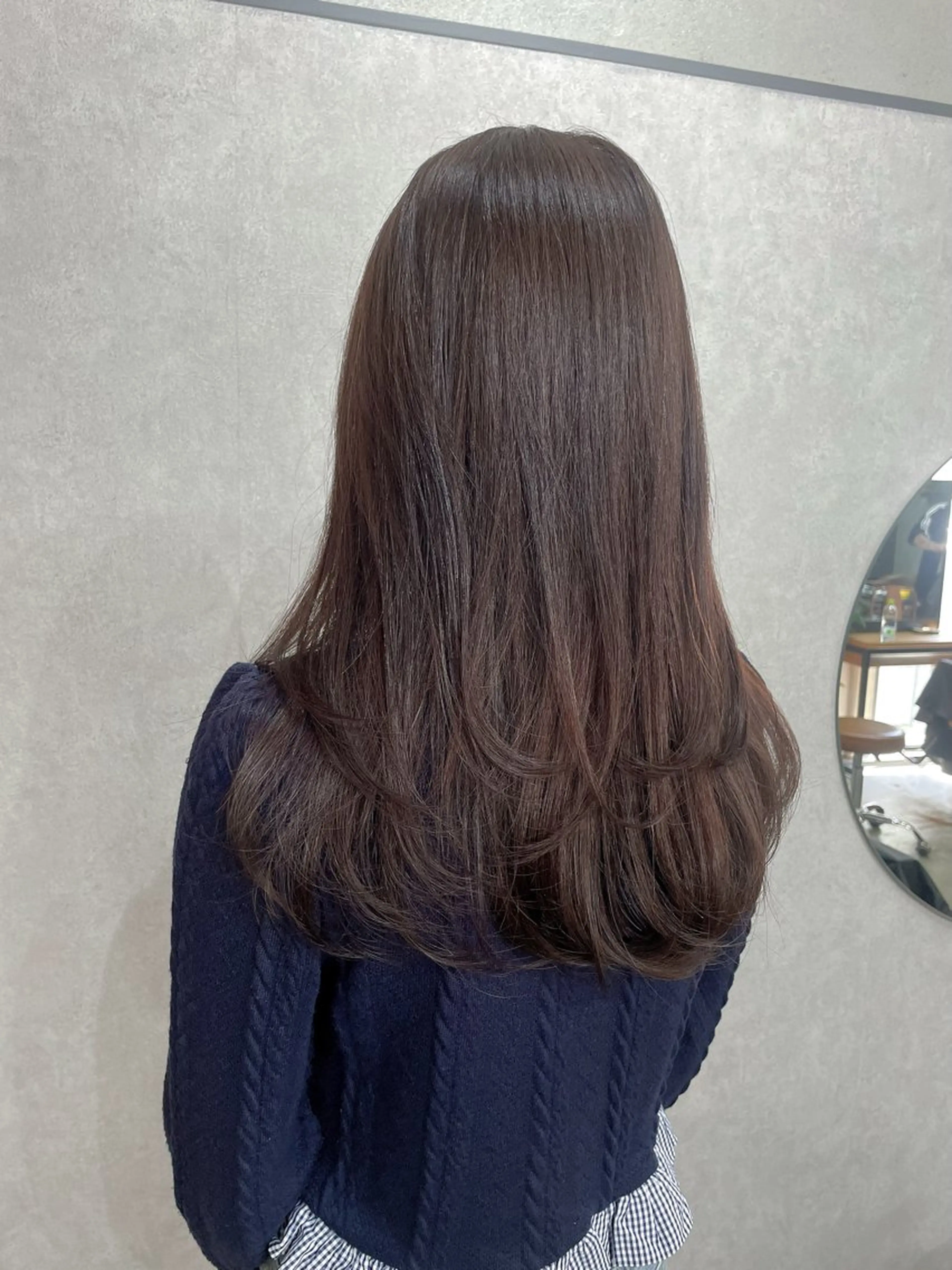 ロング カラー レイヤーカット AIRI layer cut hairのヘアスタイル