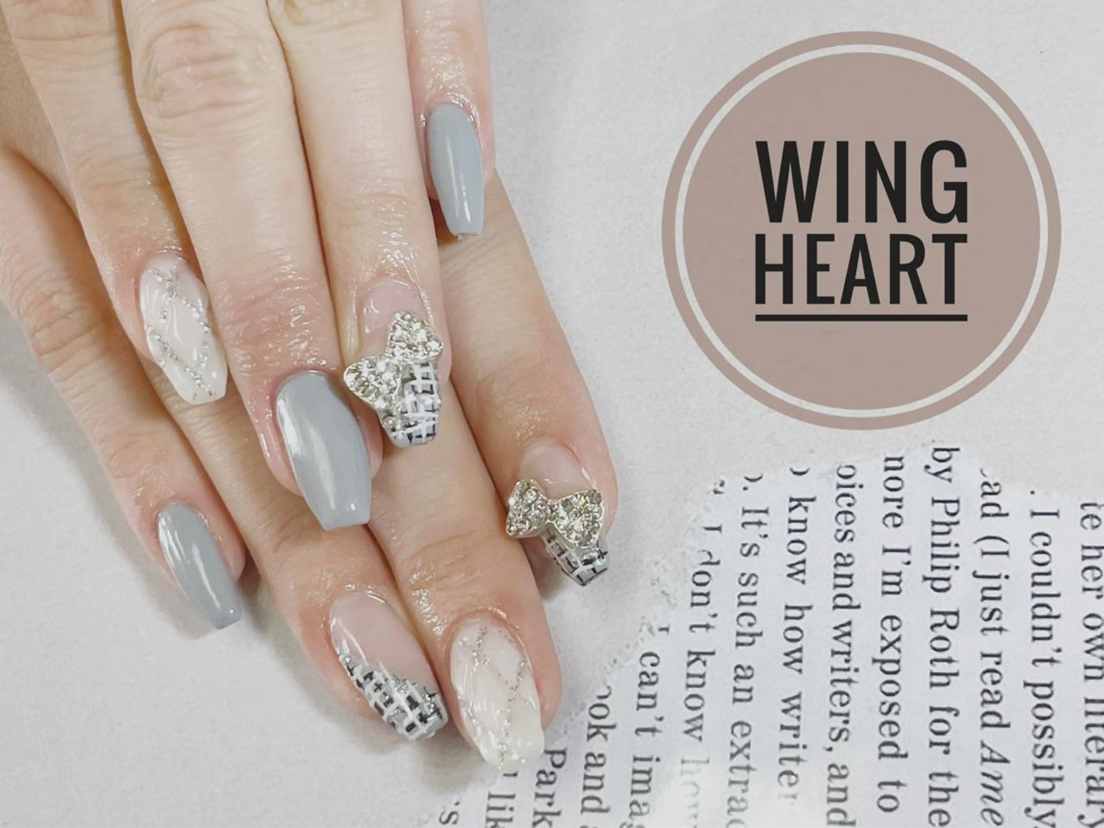 セミロング ネイル ハンドネイル H NANAのネイルデザイン