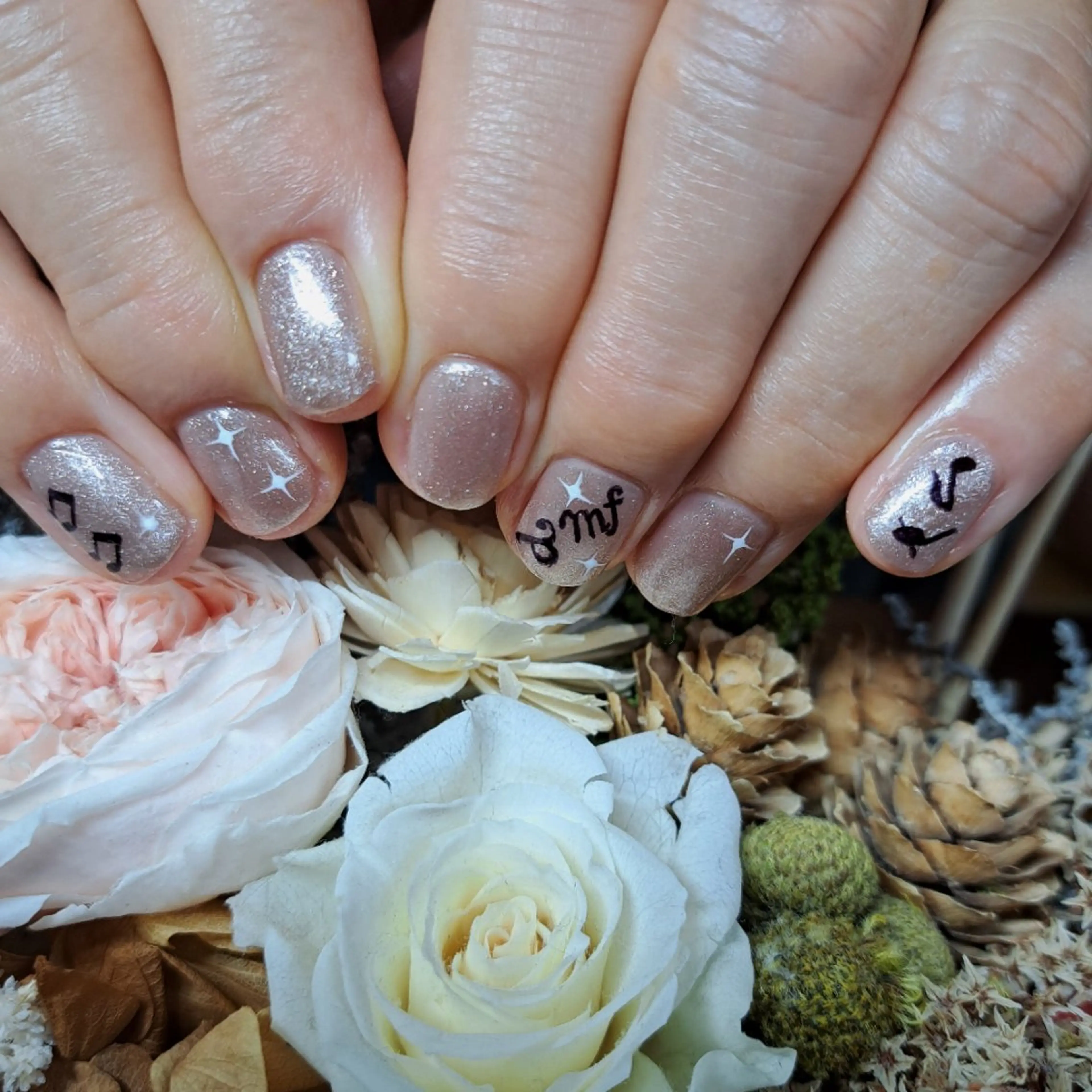 ネイル キラキラネイル 持ち込み HAYASHI  Nのネイルデザイン