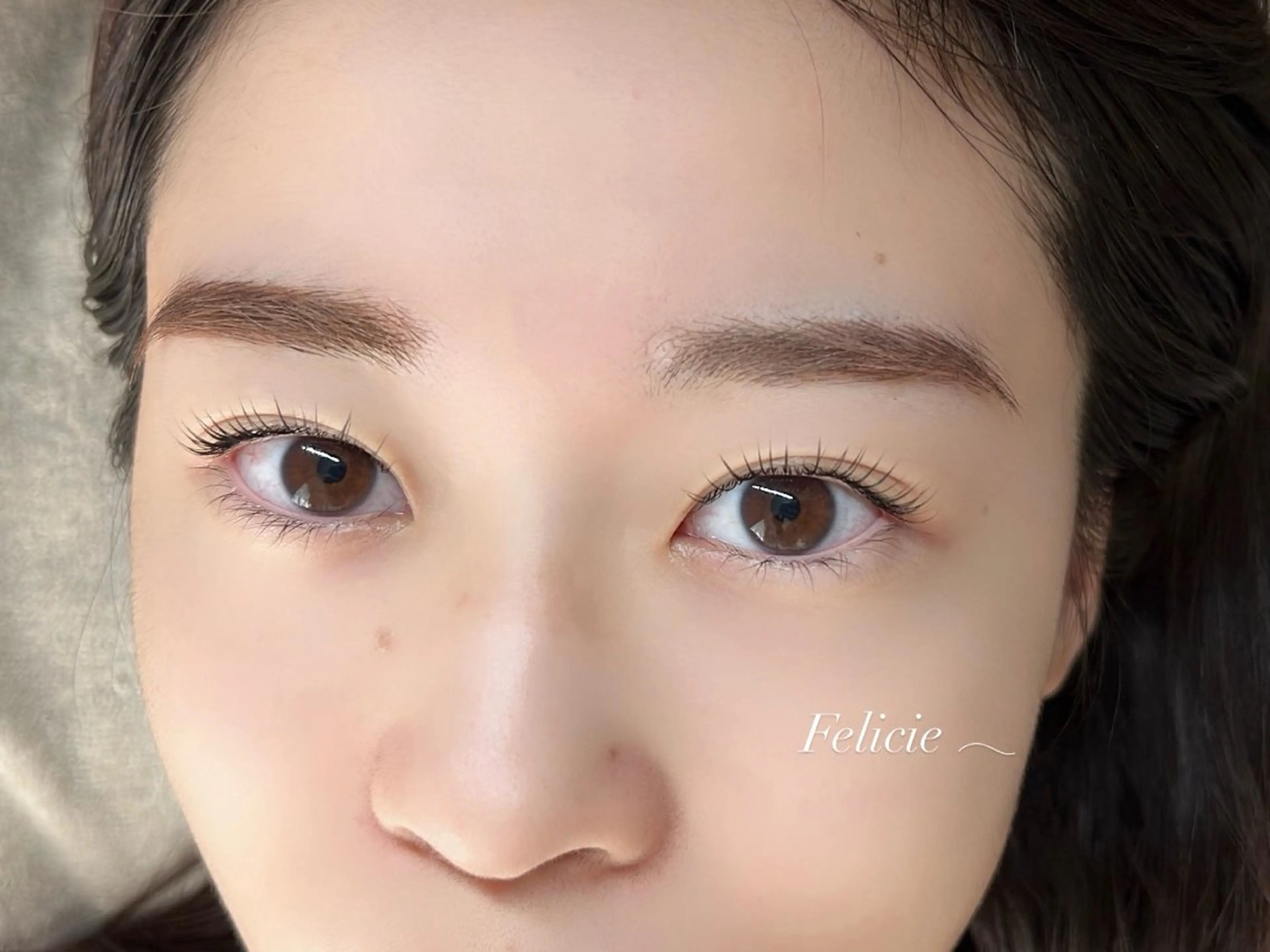 マツエク・マツパ パリジェンヌラッシュリフト マツパ Felicie＊ Sayakaのマツエク・マツパデザイン