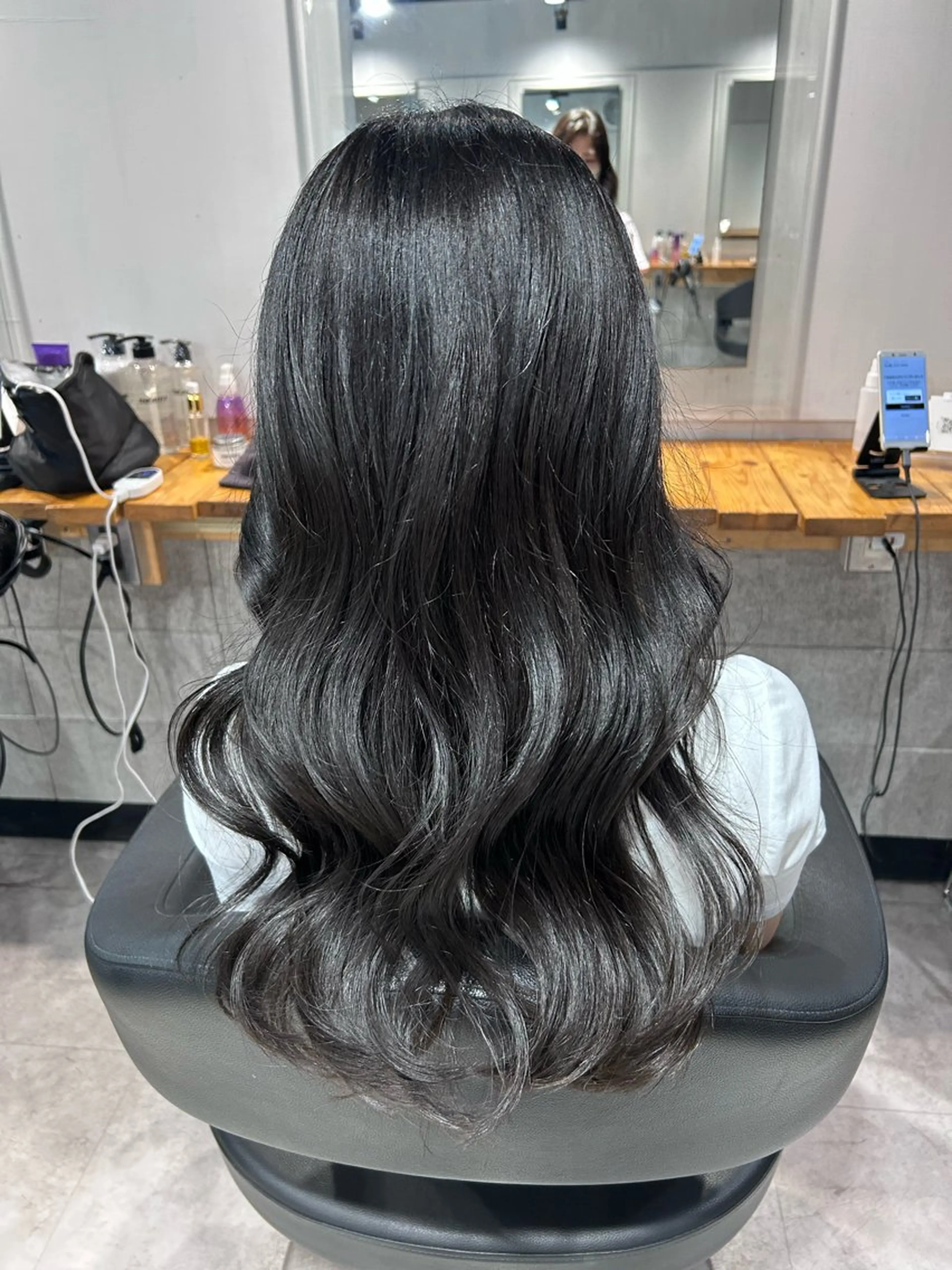 ロング ヘアカラー トリートメント ヘッドスパ 韓国Style♡ Nanami🇰🇷のヘアスタイル