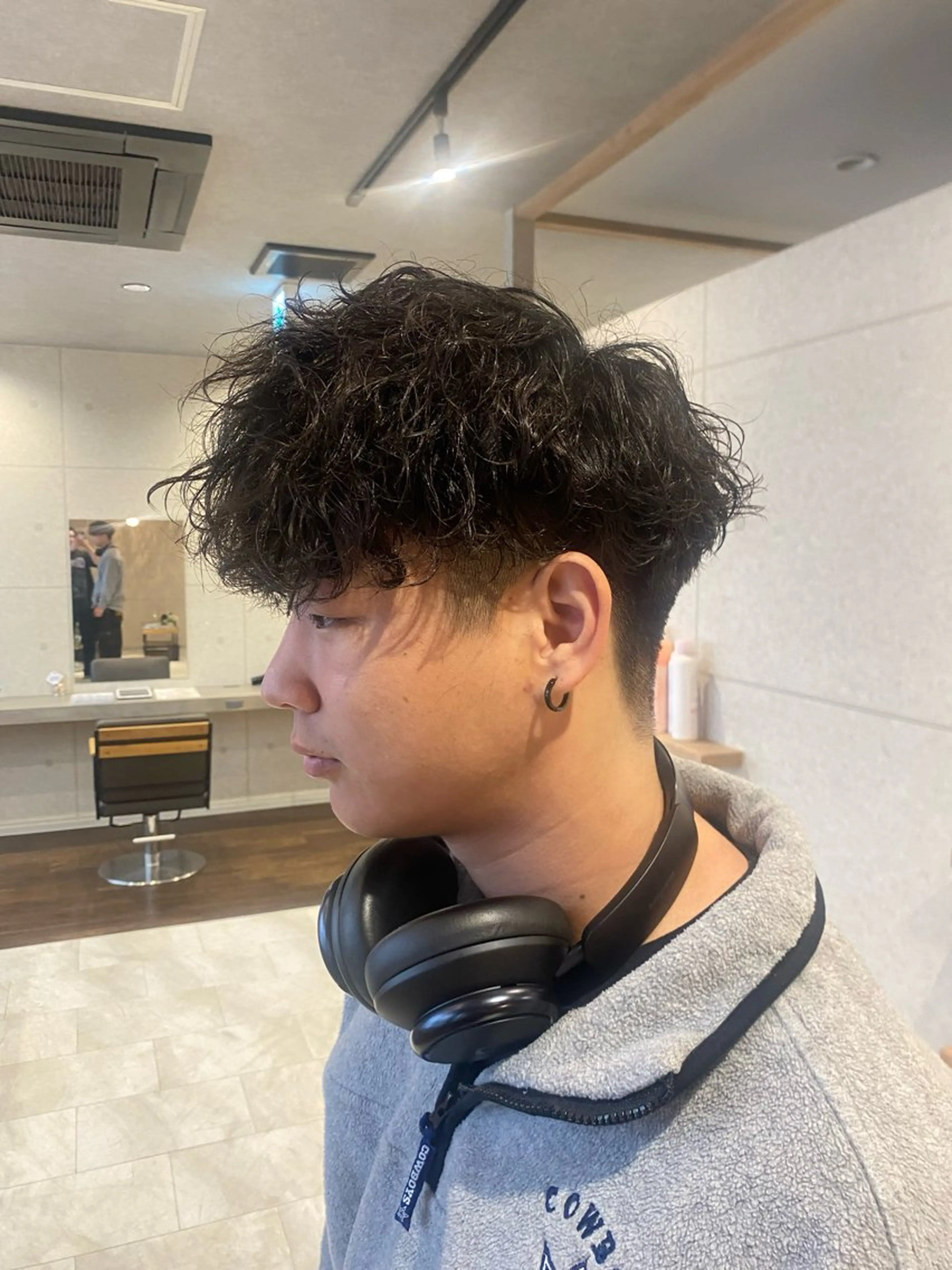 パーマ メンズ メンズ就活ヘア マッシュ メンズパーマ デート 👑髪質改善/パーマ /フェード/森田のヘアスタイル