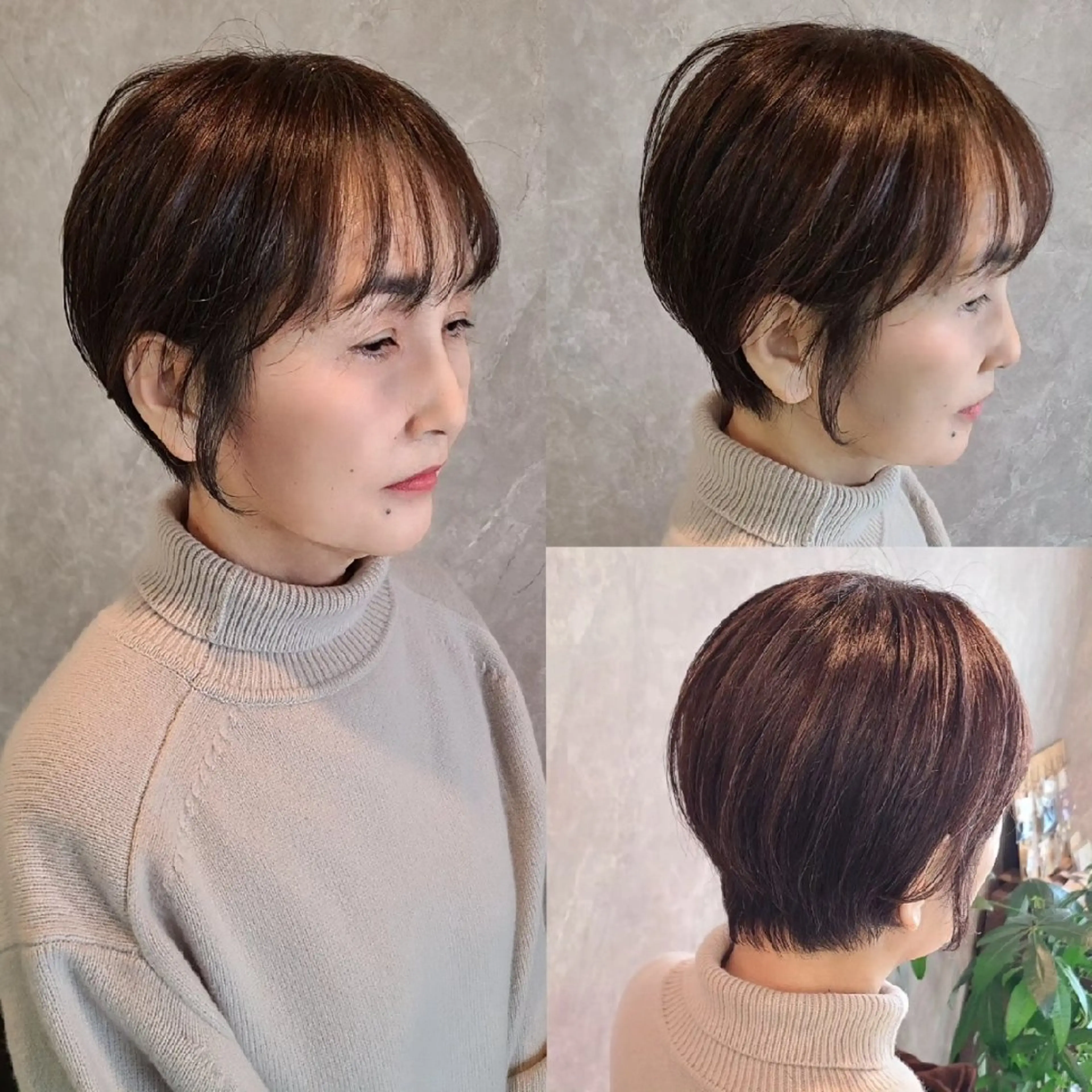 ショート 似合わせカット ショートヘア 西田 理沙のヘアスタイル