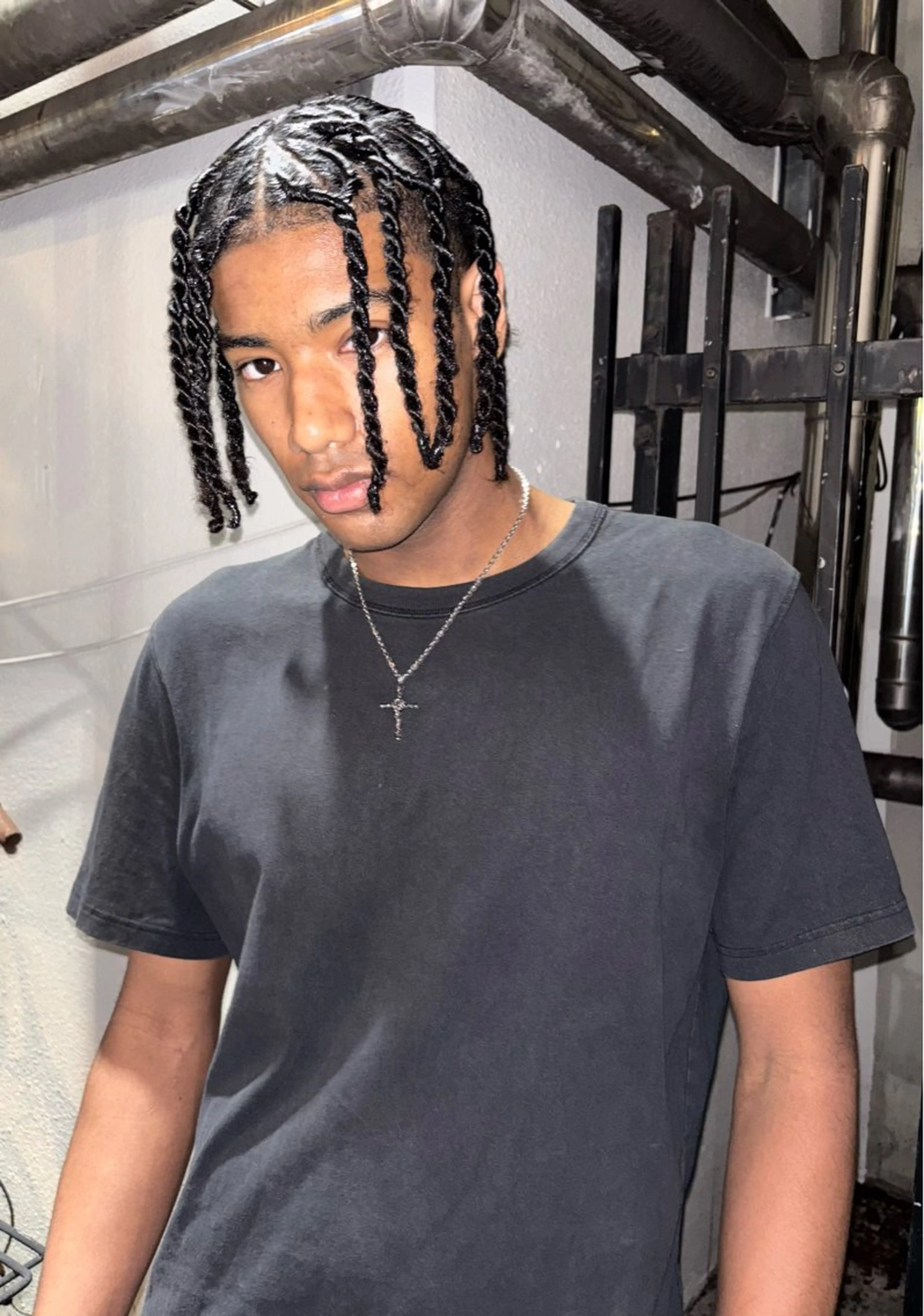 ミディアム ヘアアレンジ メンズ ヘアセット SALOWIN 神宮前５丁目店所属・メンズ/特殊ヘア パーマ🕷️小夏貴也のヘアスタイル