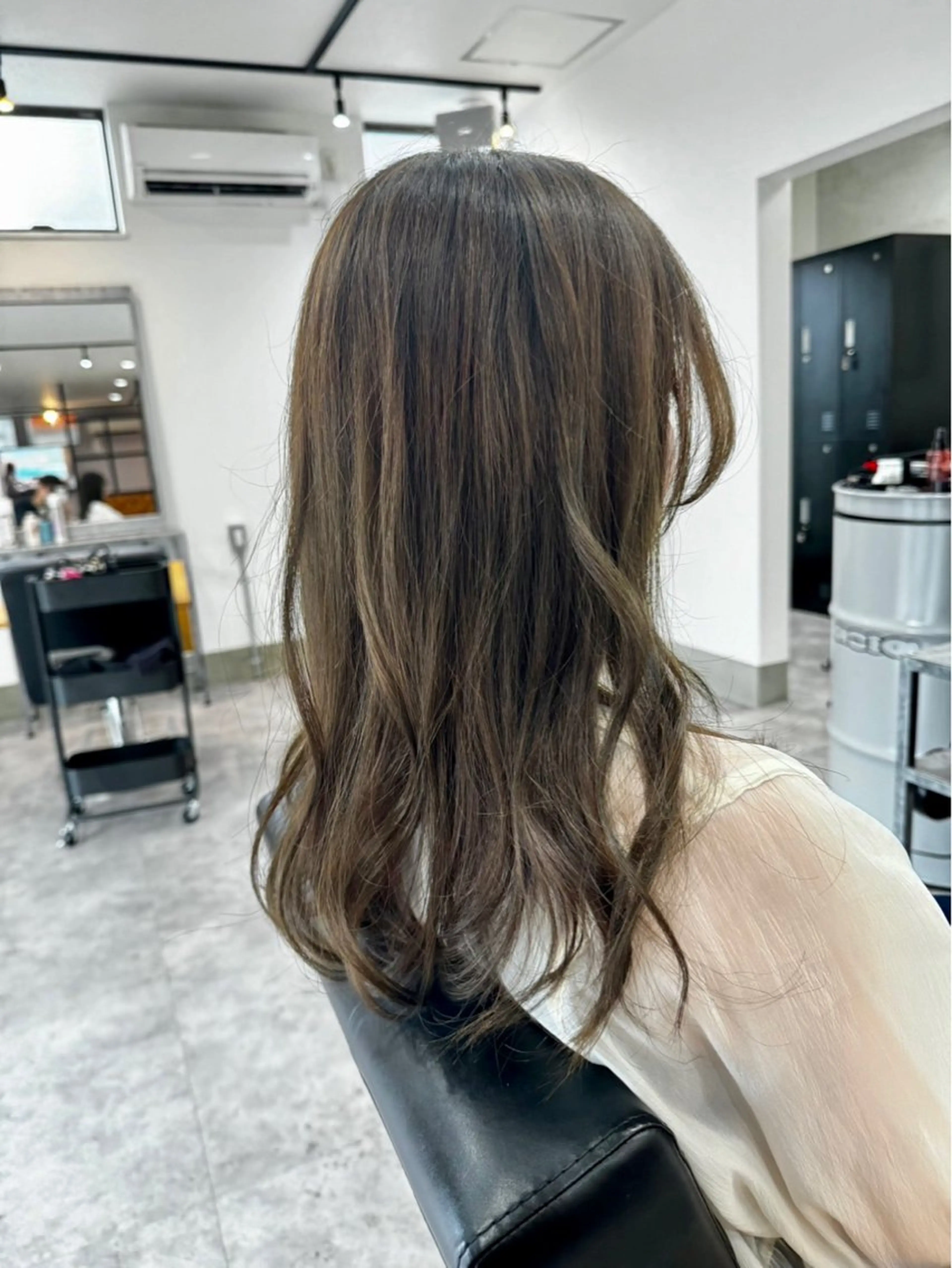 ロング ヘアカラー アジアエス所属・谷山清和 ゆうやのヘアスタイル