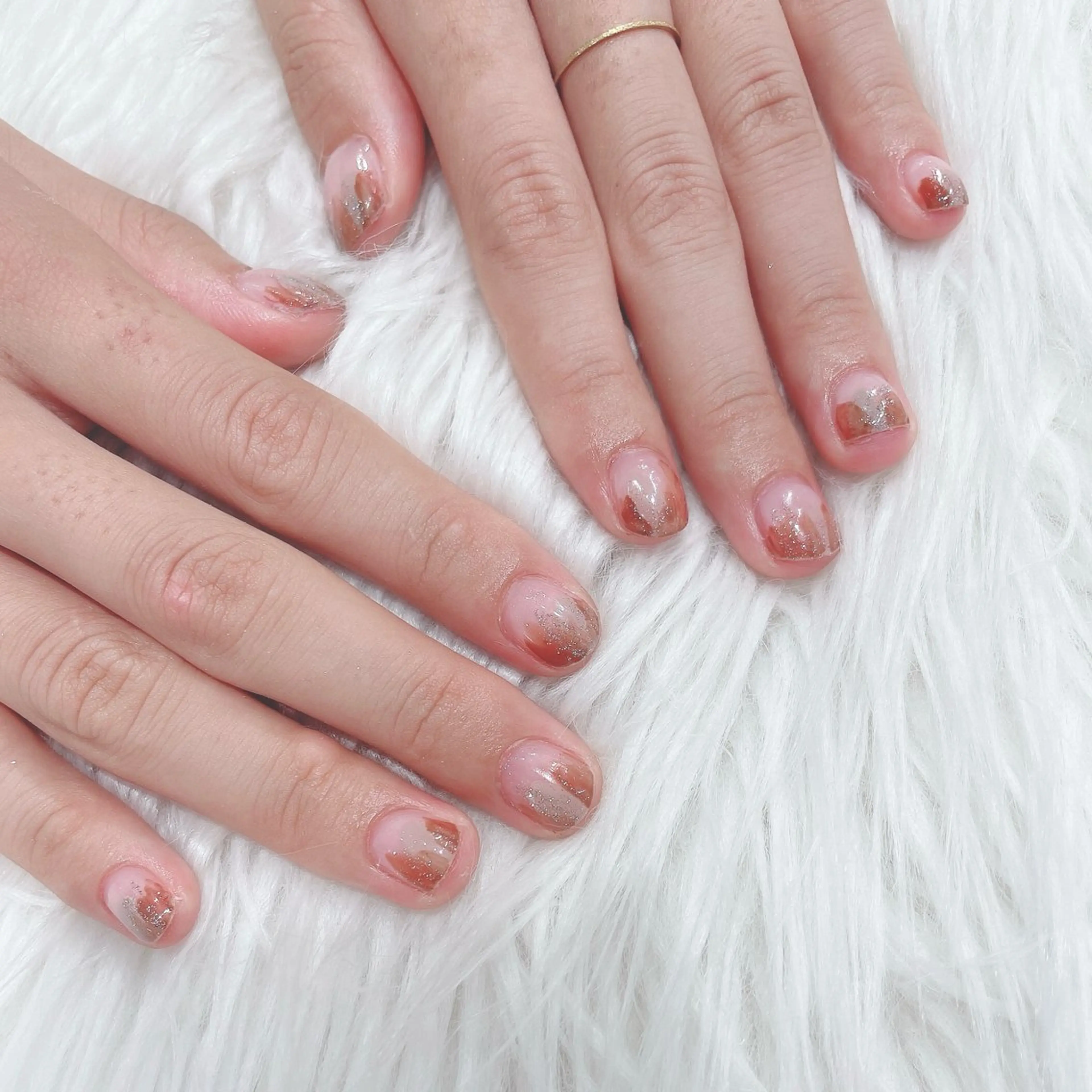 💖塗りかけデザイン💖色は2色まで選択🉑（オフ代は含まれていません）の写真