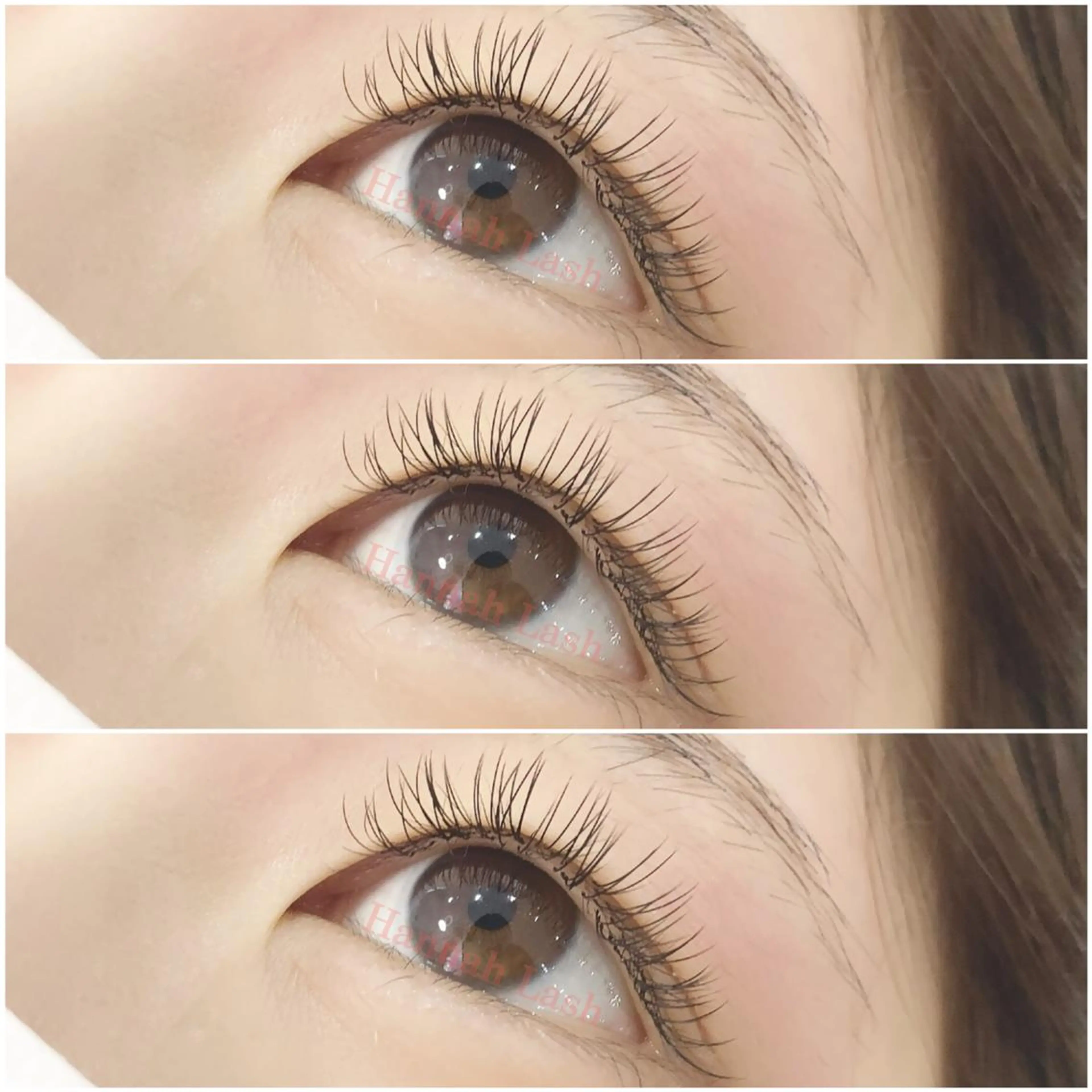 マツエク・マツパ フラットラッシュ Hannah lashのマツエク・マツパデザイン