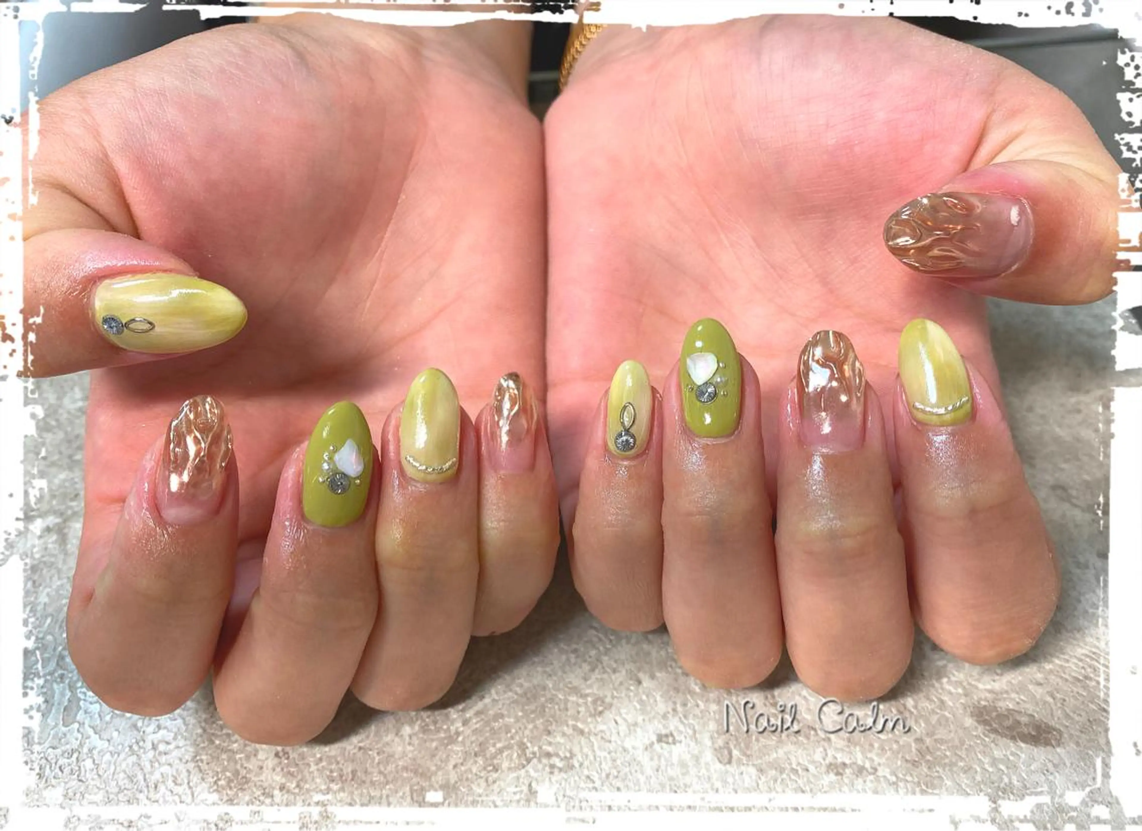 ネイル アートネイル ハンドネイル Nail Calm所属・プライベートサロン Calmのネイルデザイン