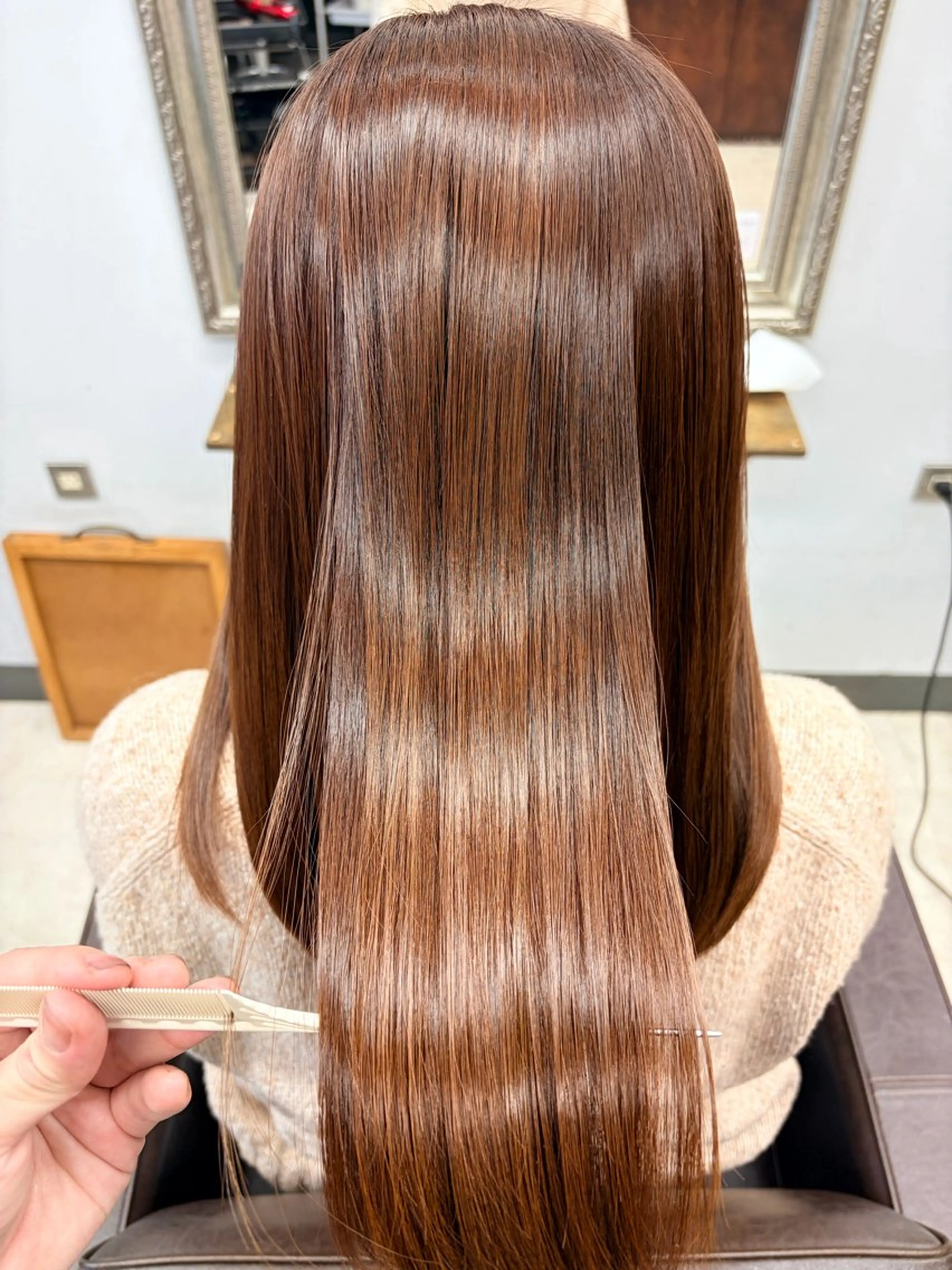 ミディアム カラー ヘアアレンジ トリートメント Crescere所属・小島 凜のヘアスタイル