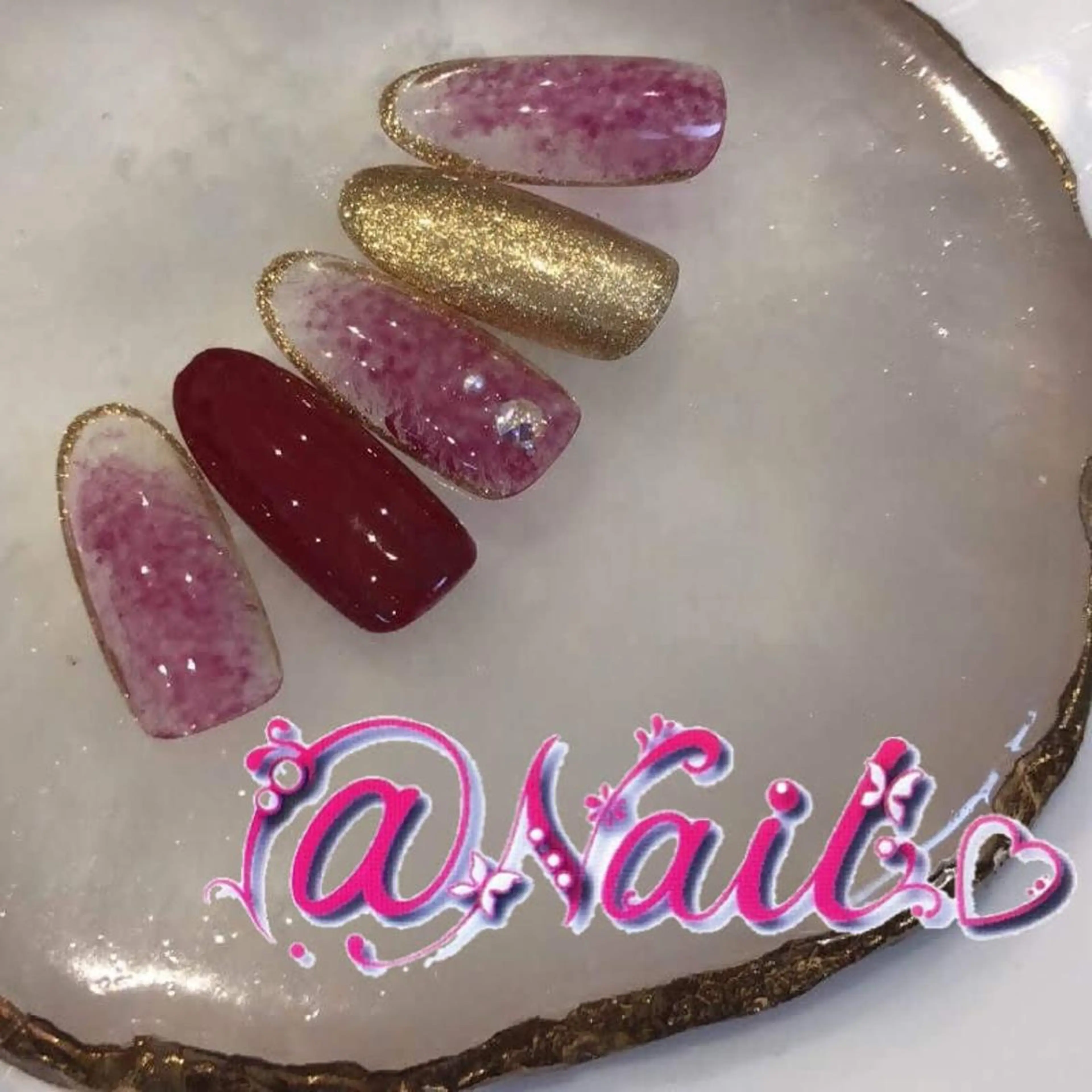 ネイル ネイルチップ 小尾 栞のネイルデザイン