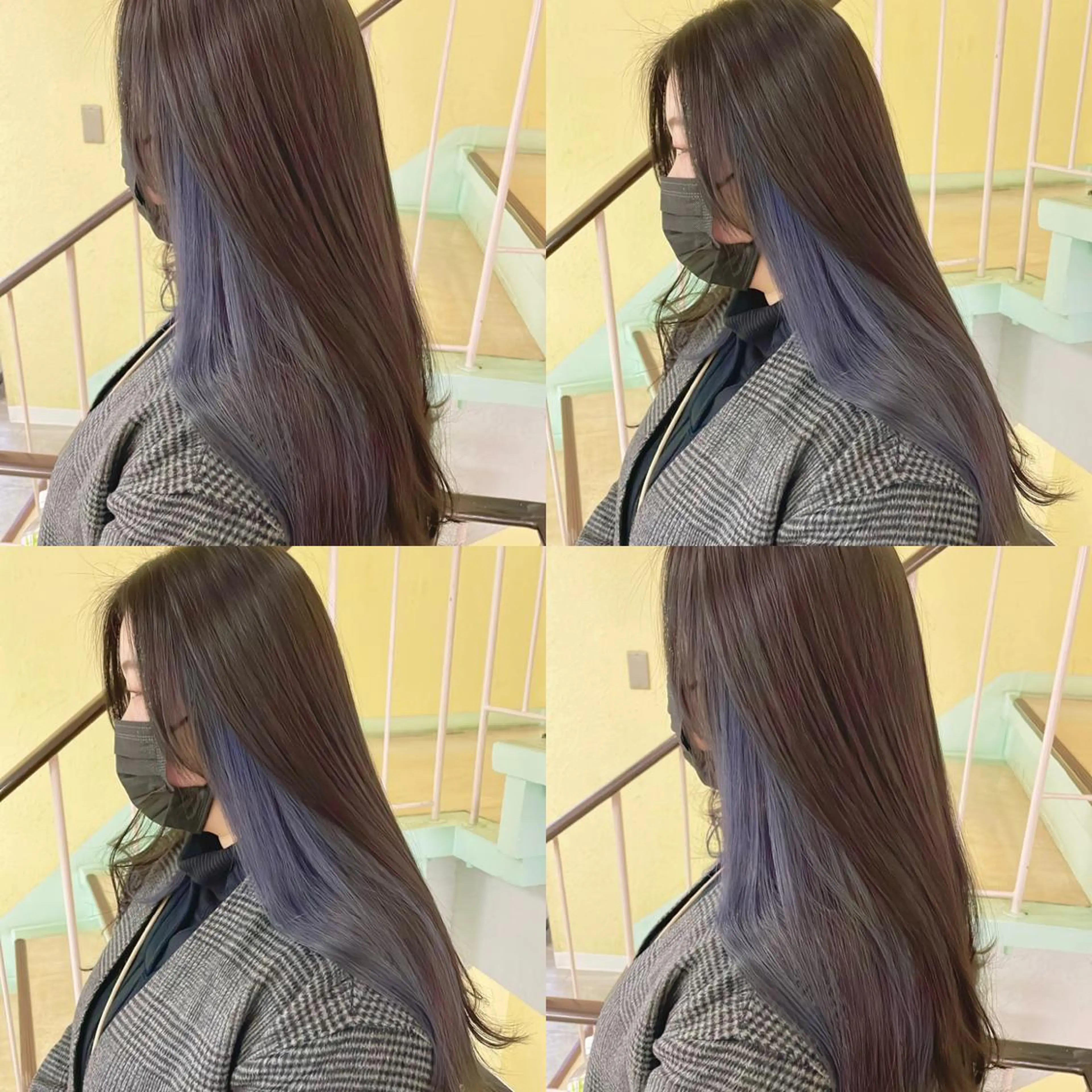 カラー ヘアカラー トリートメント 渋谷:インナーカラー ／🍒エリカ🍒のヘアスタイル